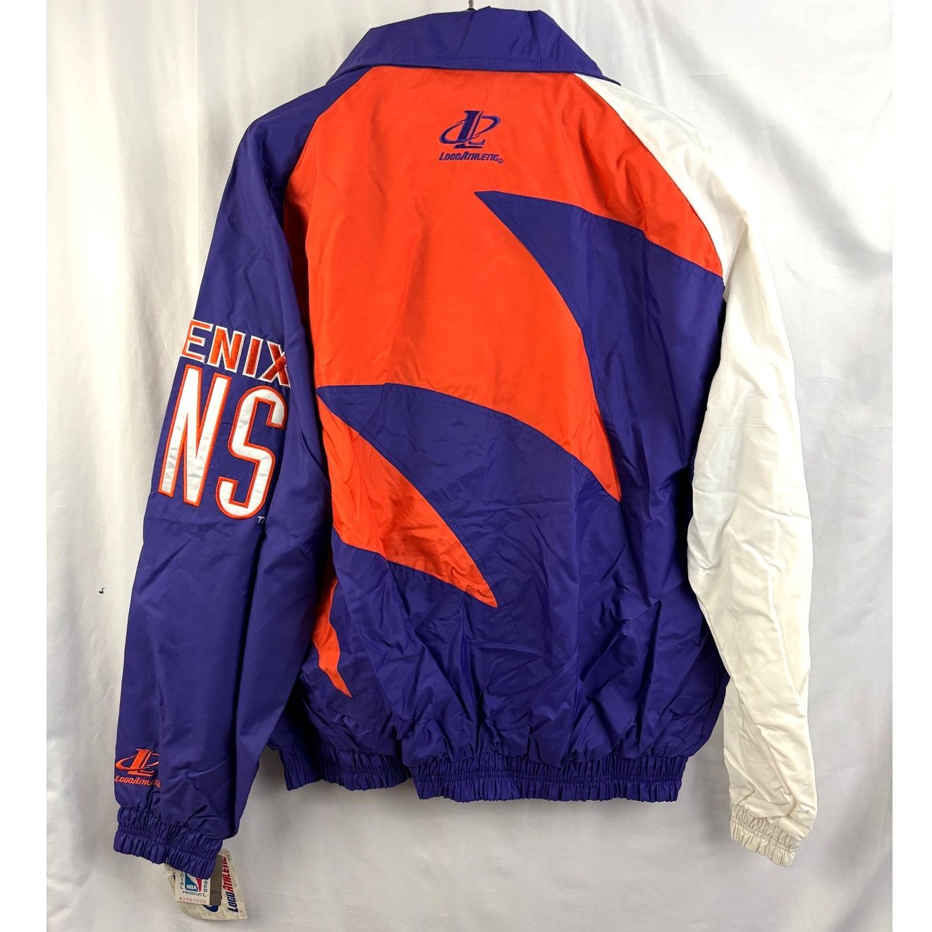 Logo Athletic Phoenix Suns NBA Sharktooth Windbreaker Jacket L NWT Vtg Size US L / EU 52-54 / 3 - 2 Thumbnail