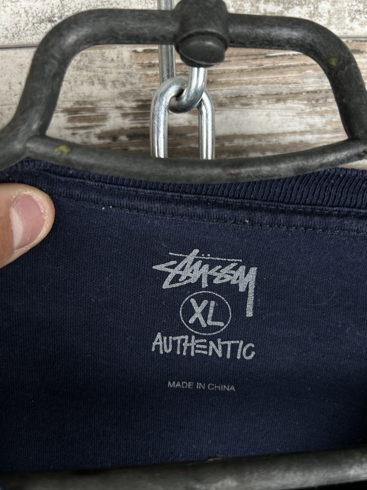 Stussy × Vintage Mens Vintage Stussy T Shirt big logo tee y2k streetwear Size US XL / EU 56 / 4 - 5 Thumbnail