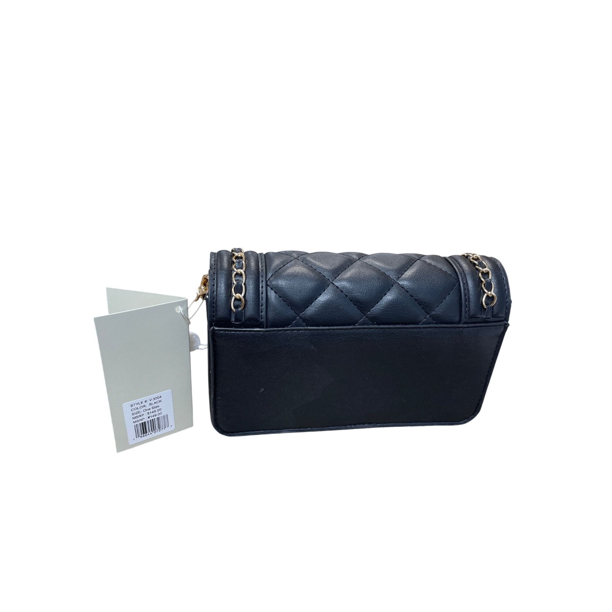 Valentino Orlandi Valentino Orlandi NWT womans Black gold quilted crossbody le Size ONE SIZE - 6 Thumbnail