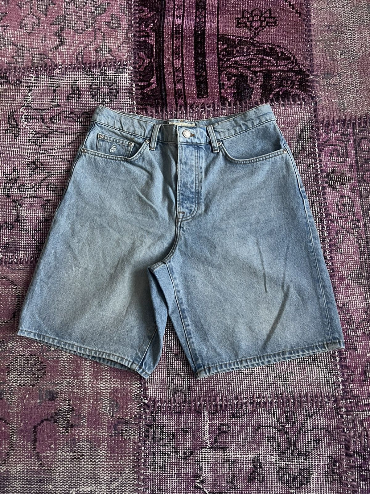 Stussy Stussy washed denim shorts **RARE** Size US 30 / EU 46 - 1 Thumbnail