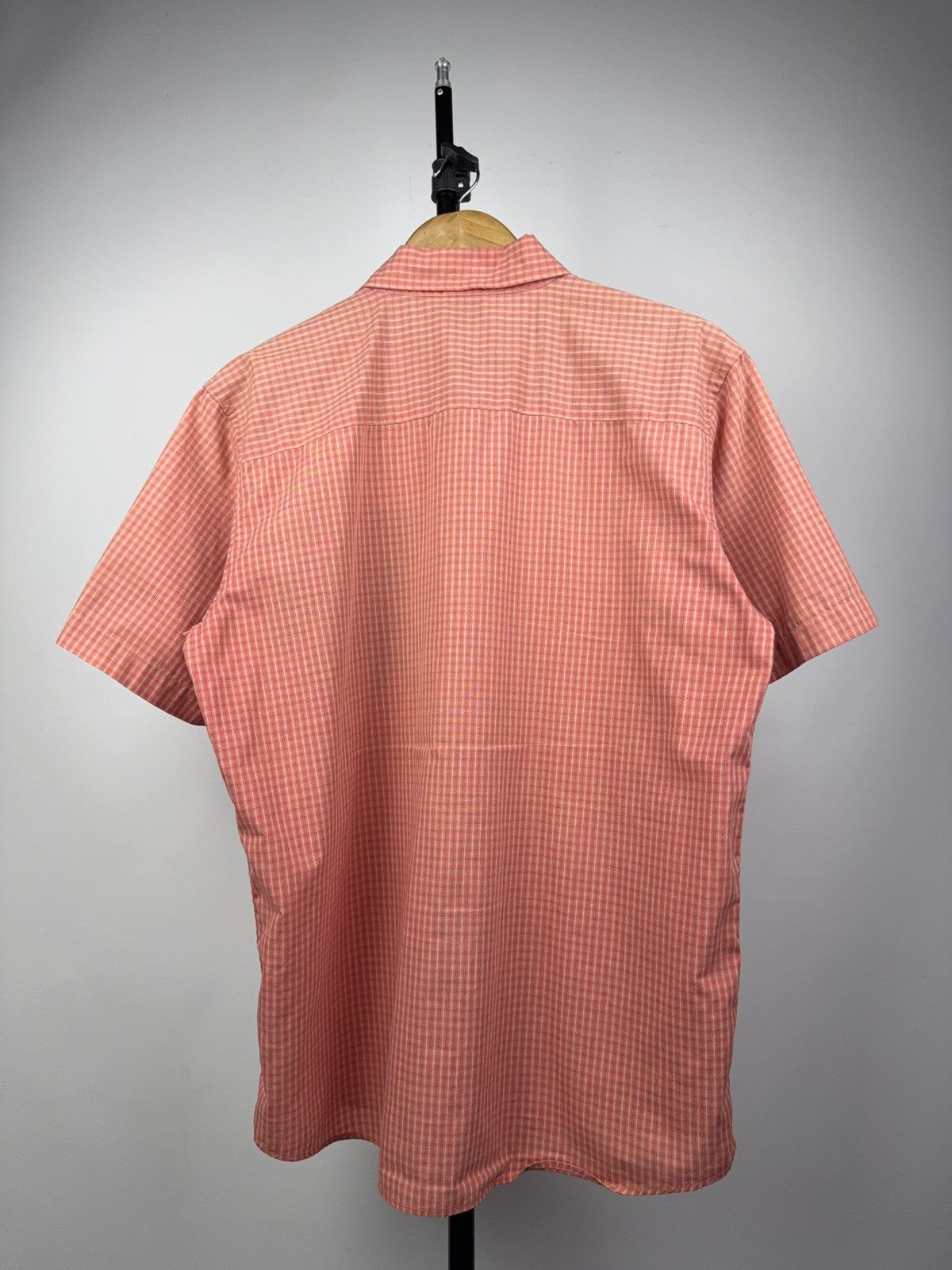 SALEWA Salewa Outdoor Technical Check Shirt Orange Short Sleeve Size US L / EU 52-54 / 3 - 9 Thumbnail