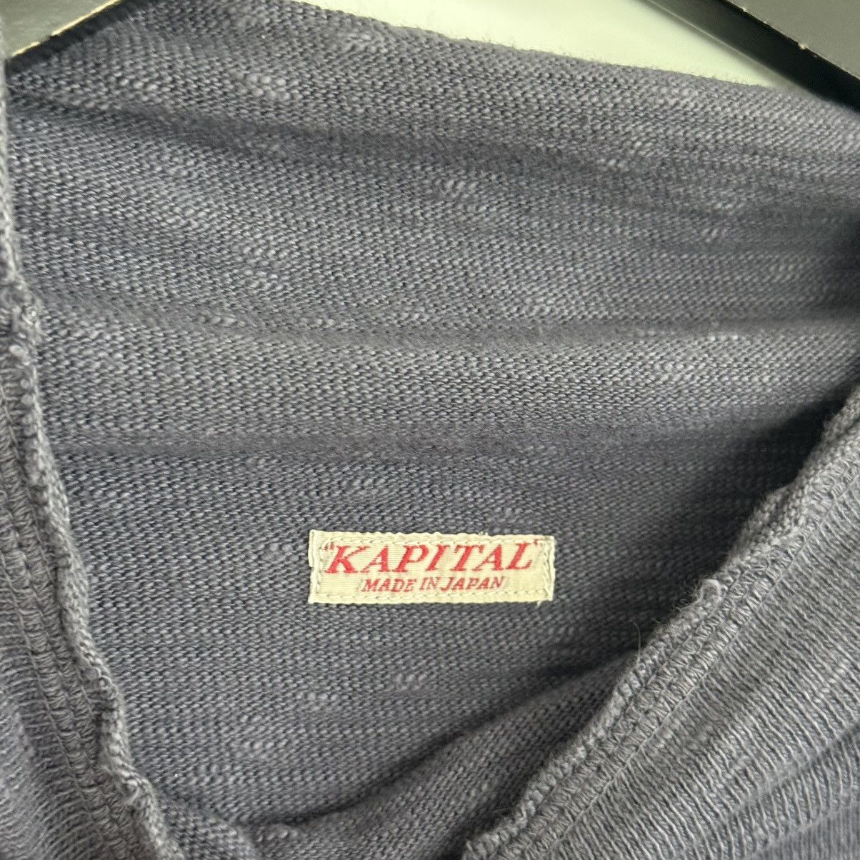 Kapital Amuse Knit Pocket Longsleeve Shirt Size US XL / EU 56 / 4 - 4 Thumbnail