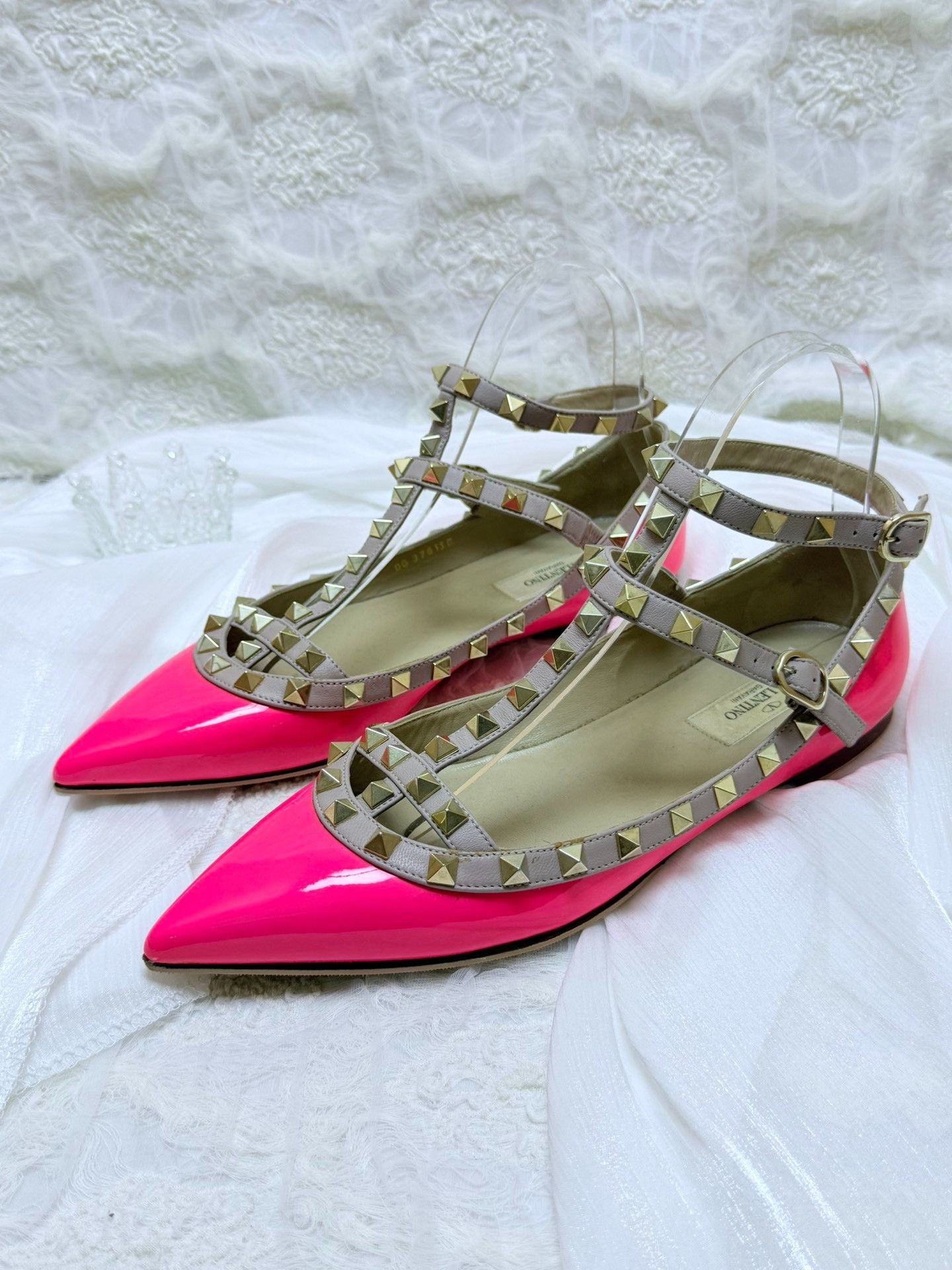 Valentino Valentino Patent Pink Lowtop Sneakers us_8 Women Size US 8 / IT 38 - 1 Thumbnail