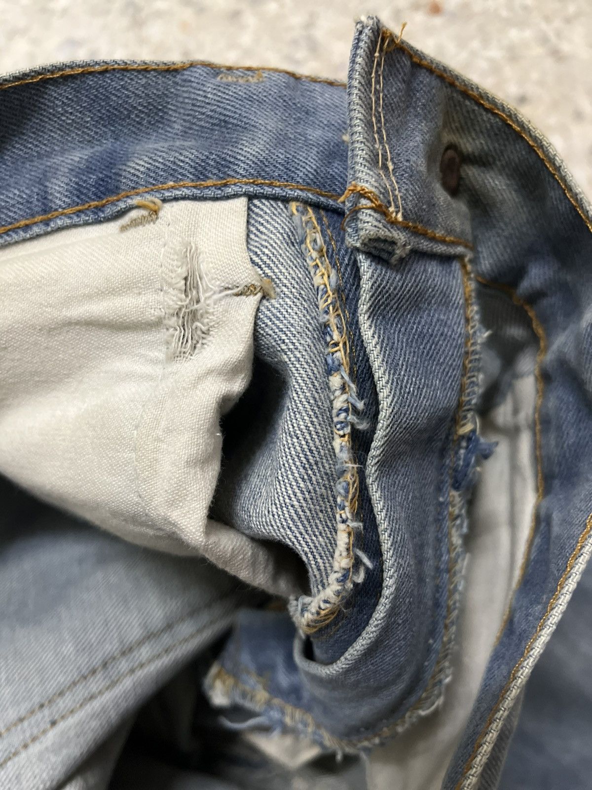 Levi's True vintage 60s levis oren tag 646 bell bottom button #2 Size US 33 - 12 Thumbnail