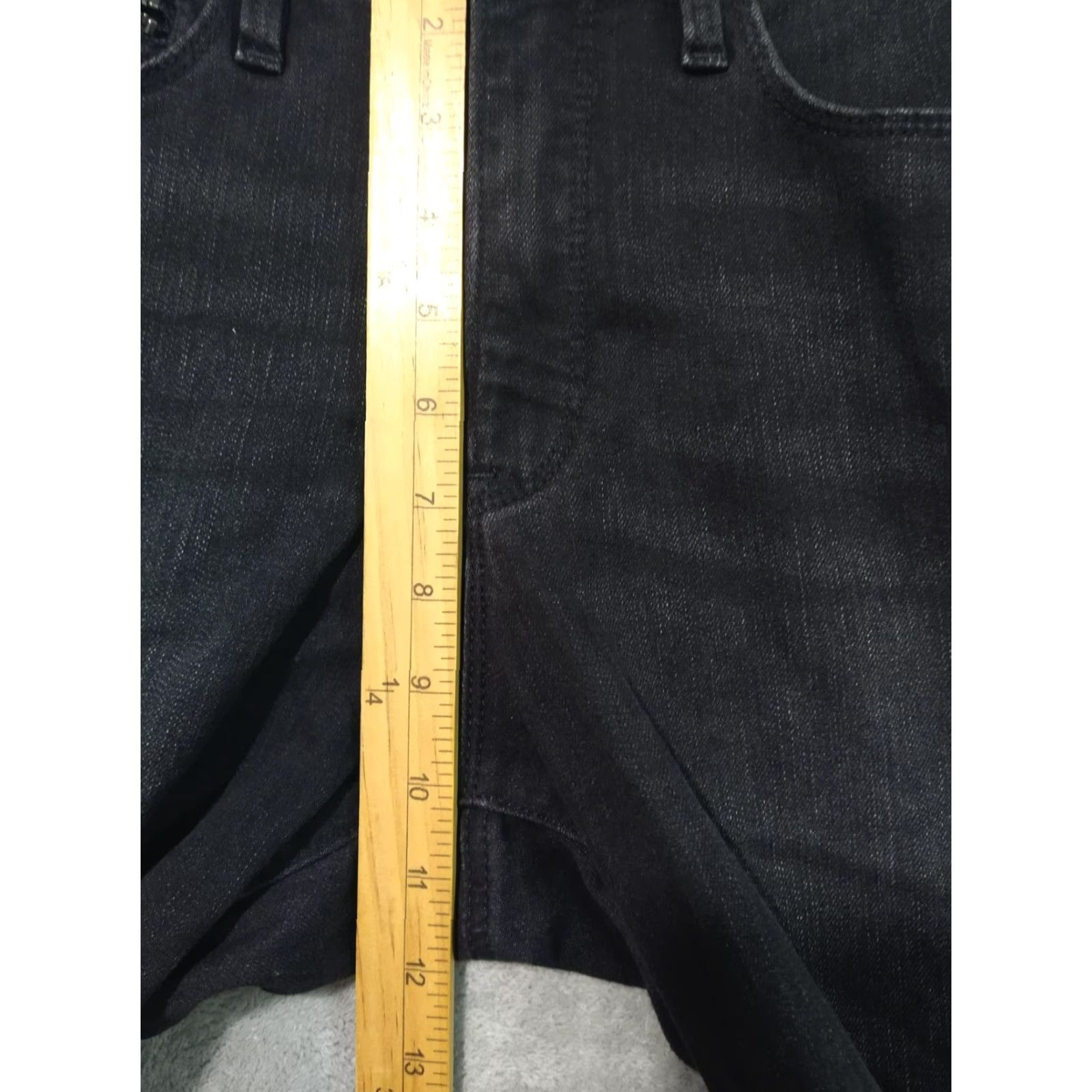 Athleta Athleta Jeans Womens 6 Black Sculptek Ultra Skinny Mid Rise Stretch Denim 5-Pocket Womens Jeans 90s? Size 28" / US 6 / IT 42 - 4 Thumbnail