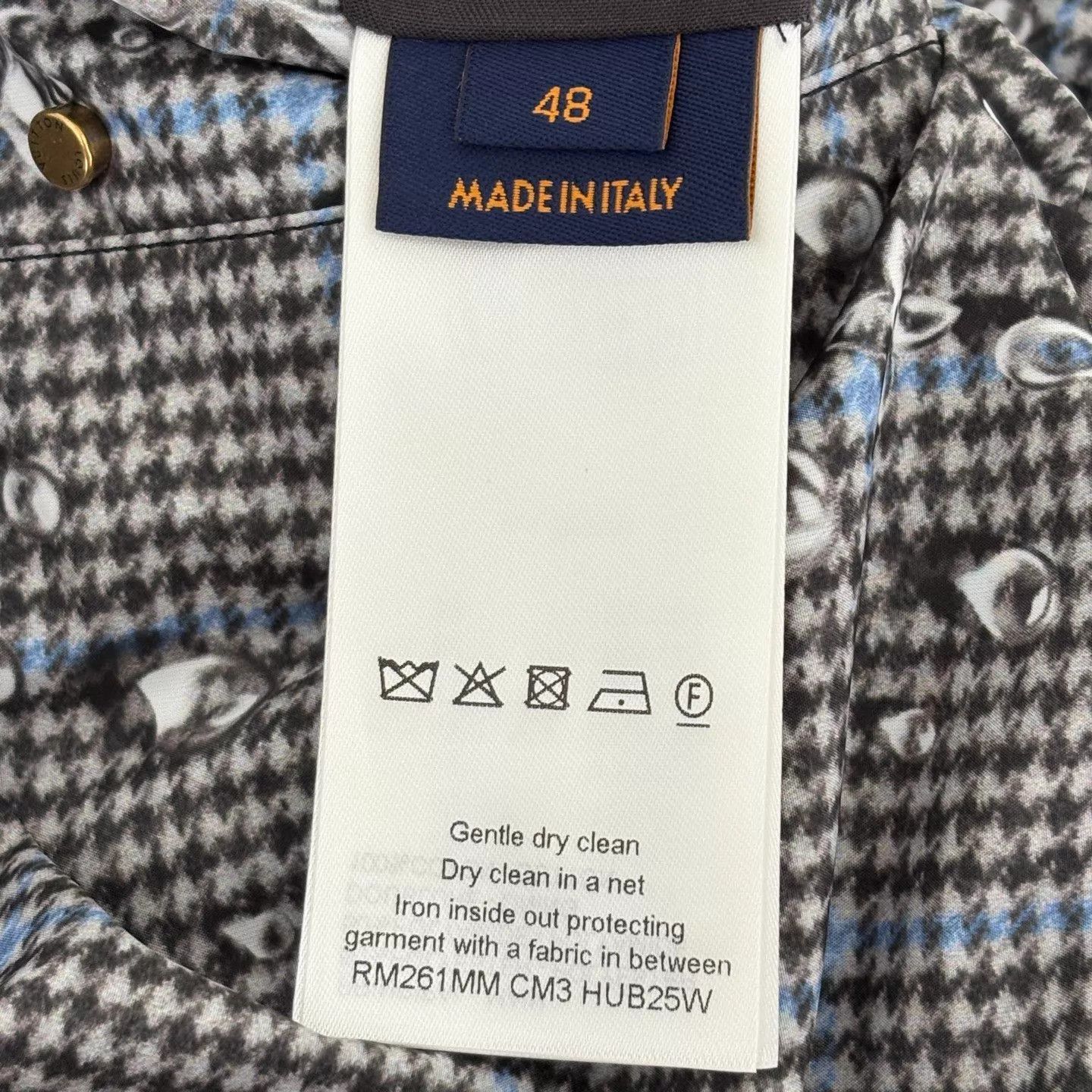 Louis Vuitton LV 2026ss 3D Printed Full Rhinestone Raindrop Jacket 48 Size US M / EU 48-50 / 2 - 6 Thumbnail
