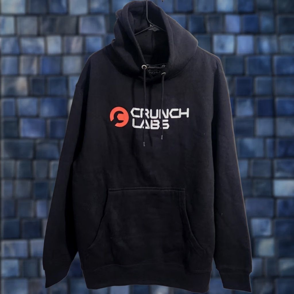 Vintage Crunch Labs Mens Hoodie Pullover Sweatshirt Mark Rober Long Sleeve Black L Size US L / EU 52-54 / 3 - 1 Thumbnail