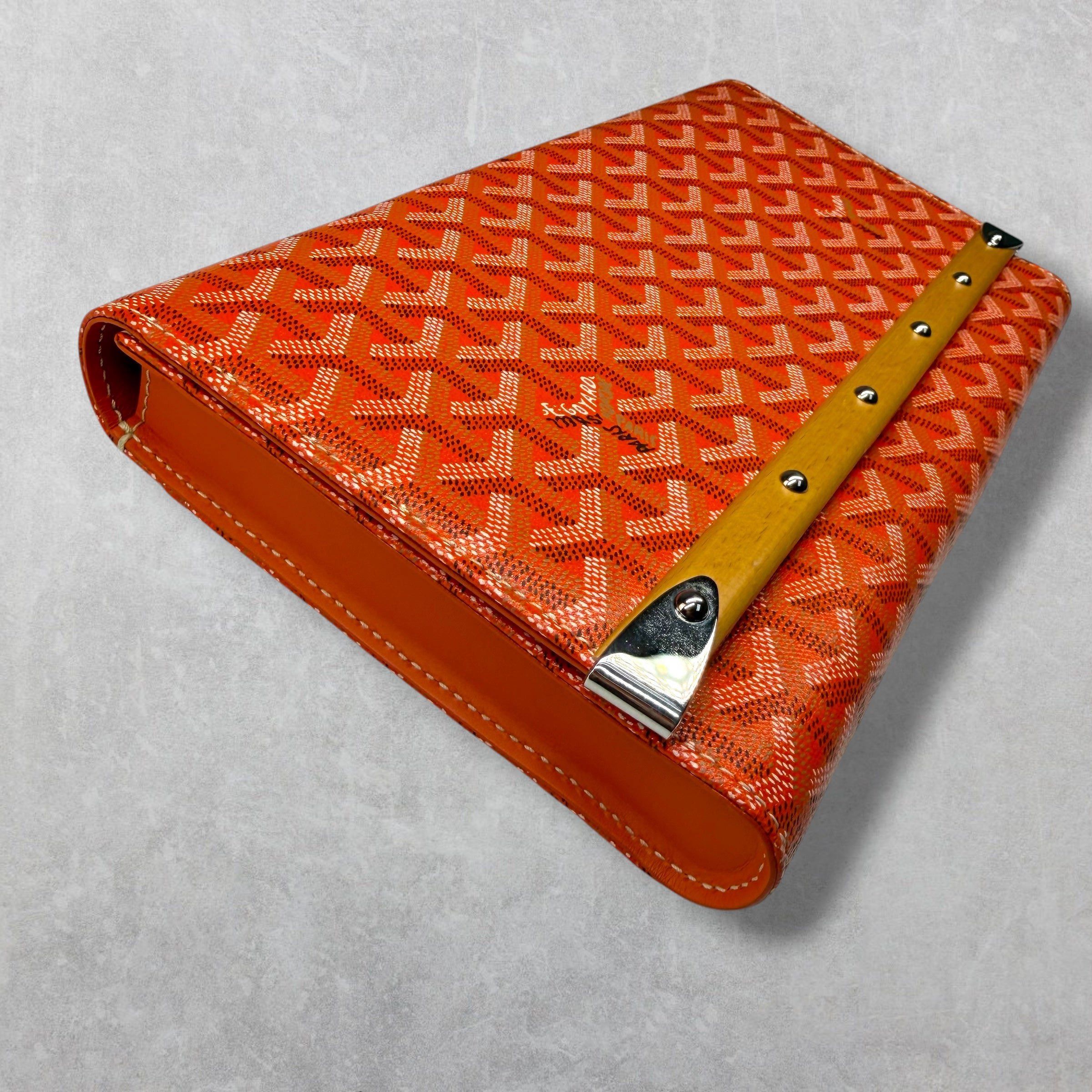 Goyard Goyard Orange Monte Carlo Bois Clutch Size ONE SIZE - 5 Thumbnail