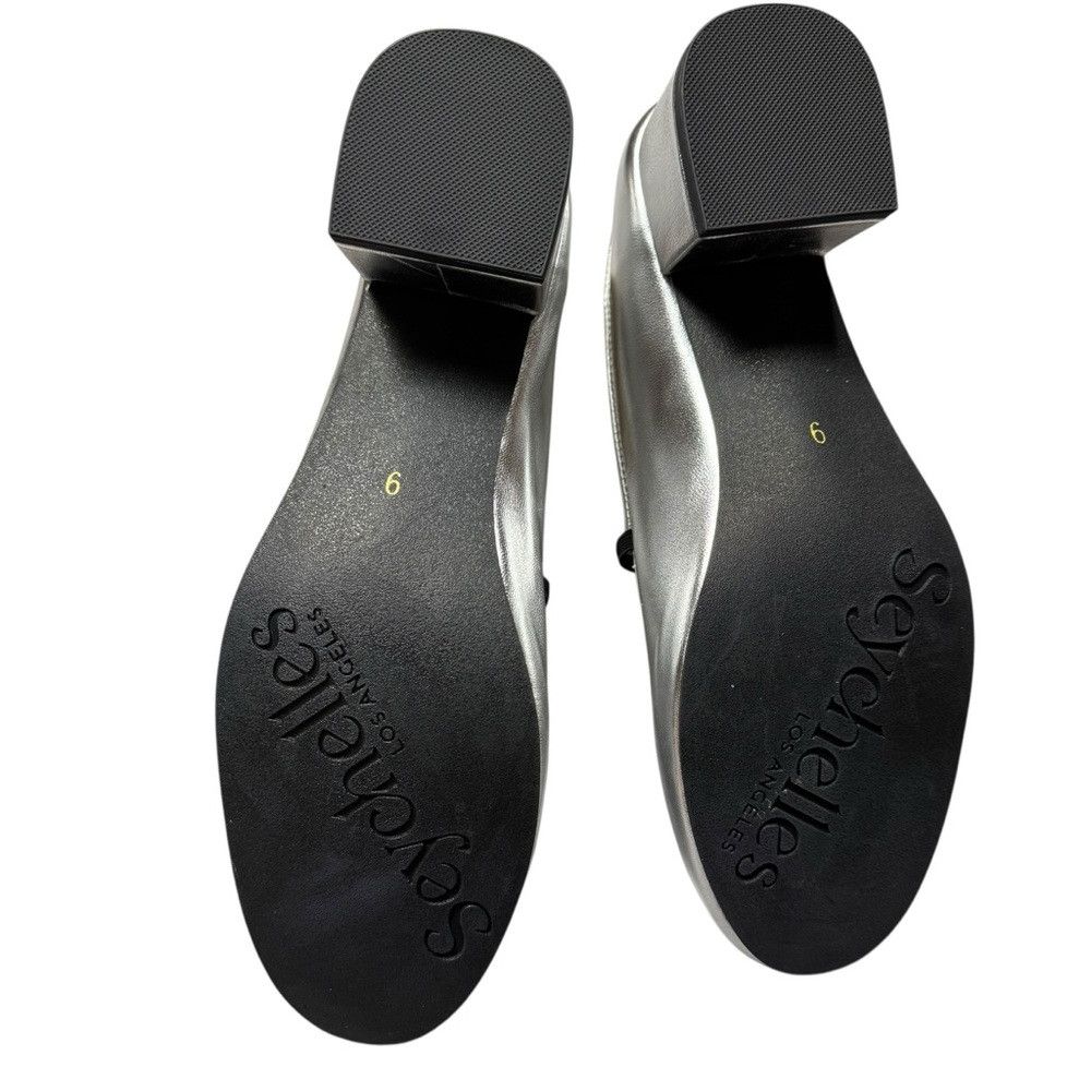 Seychelles NWT New SEYCHELLES Leather Dusk To Dawn Silver Metallic Low Size US 9 / IT 39 - 8 Thumbnail