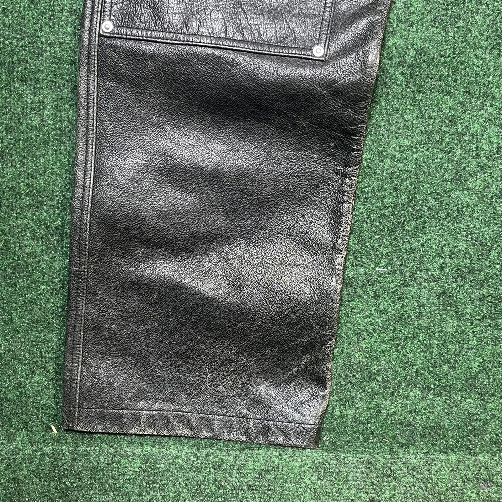 Helmut Lang Helmut Lang LTHR Carpenter Black 34 Size US 34 / EU 50 - 2 Thumbnail