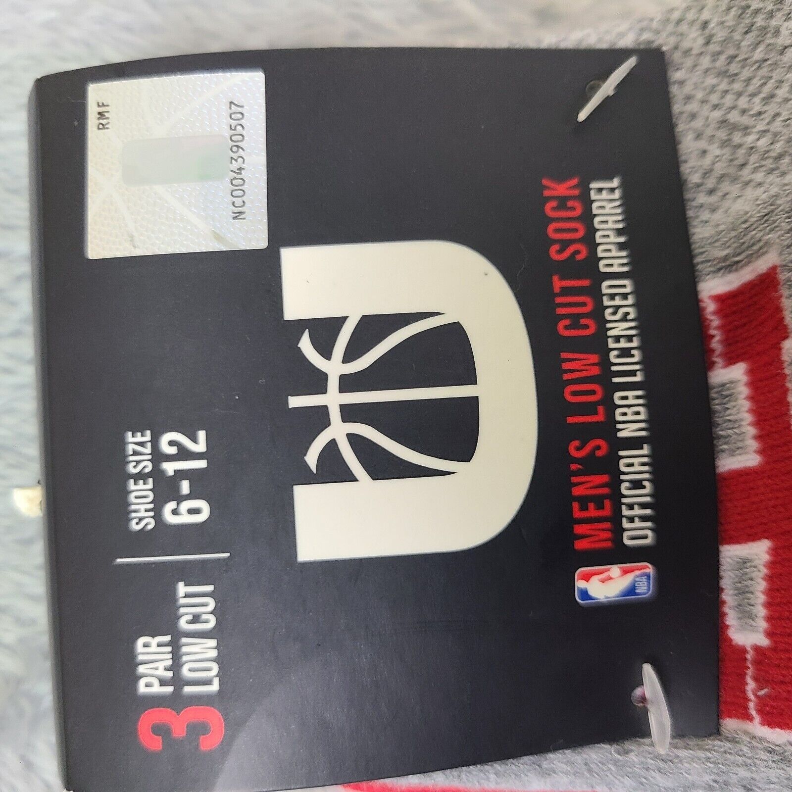 NBA Atlanta Hawks Socks Size 6-12 Yellow, Grey, Red All Differen Size ONE SIZE - 2 Thumbnail