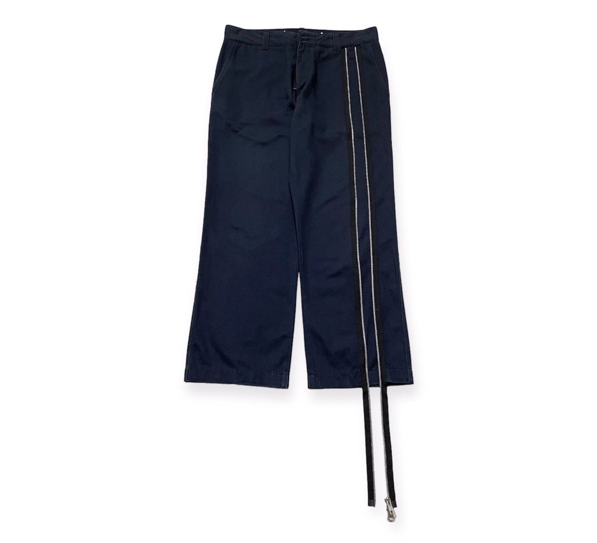 image of Phenomenon Bondage Zipper Pants in Washed Navy, Men's (Size 32)