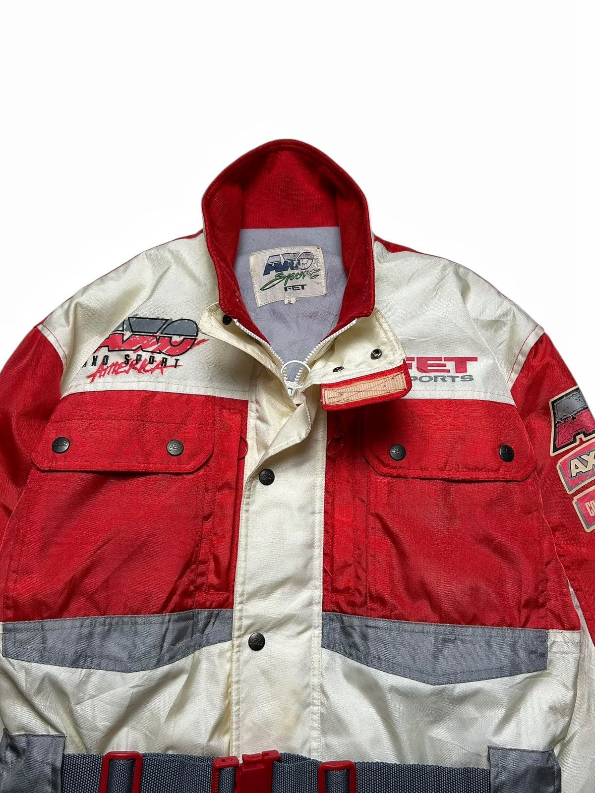 Gear for Sports × Vintage Vintage 80s AXO Sport America Racing Motocross Enduro Jacket Size US S / EU 44-46 / 1 - 8 Thumbnail