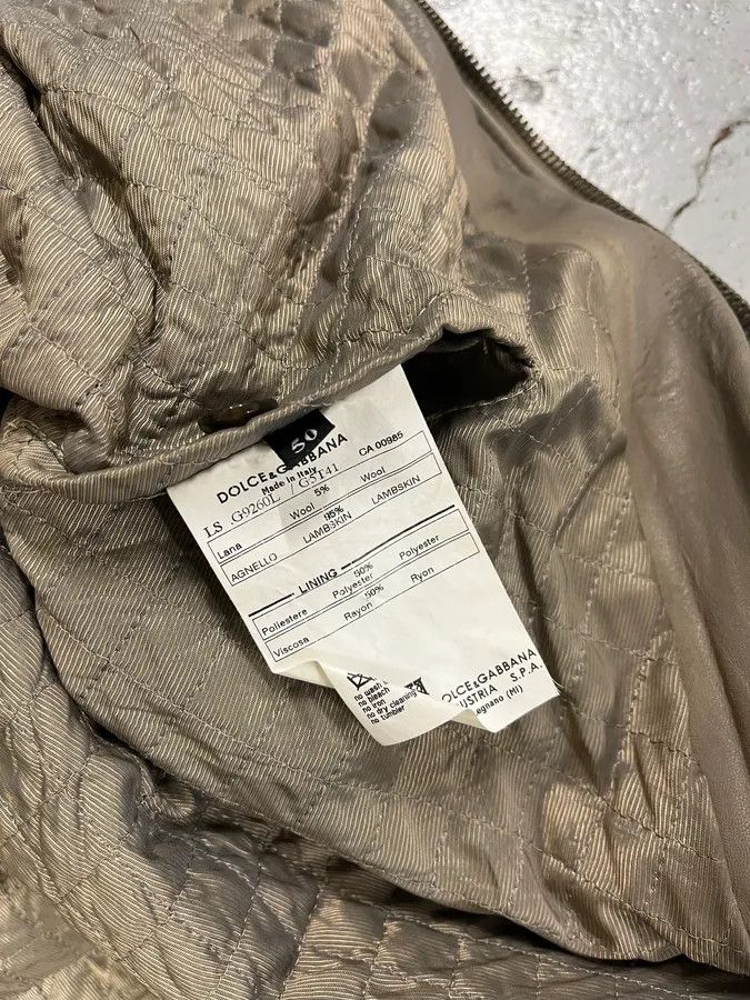 Dolce & Gabbana AW2006 Dolce & Gabbana Multi Pockets Cargo Grey Leather Jacket Size US M / EU 48-50 / 2 - 11 Thumbnail