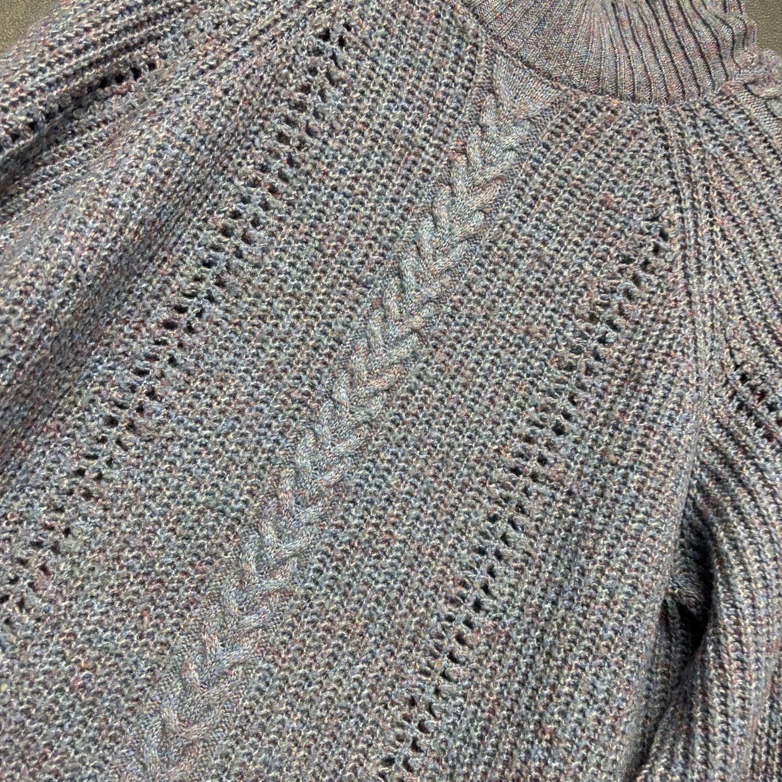 Other Woven Sweater Knit Womens Mock Turtleneck Multicolor Size XL / US 12-14 / IT 48-50 - 5 Thumbnail