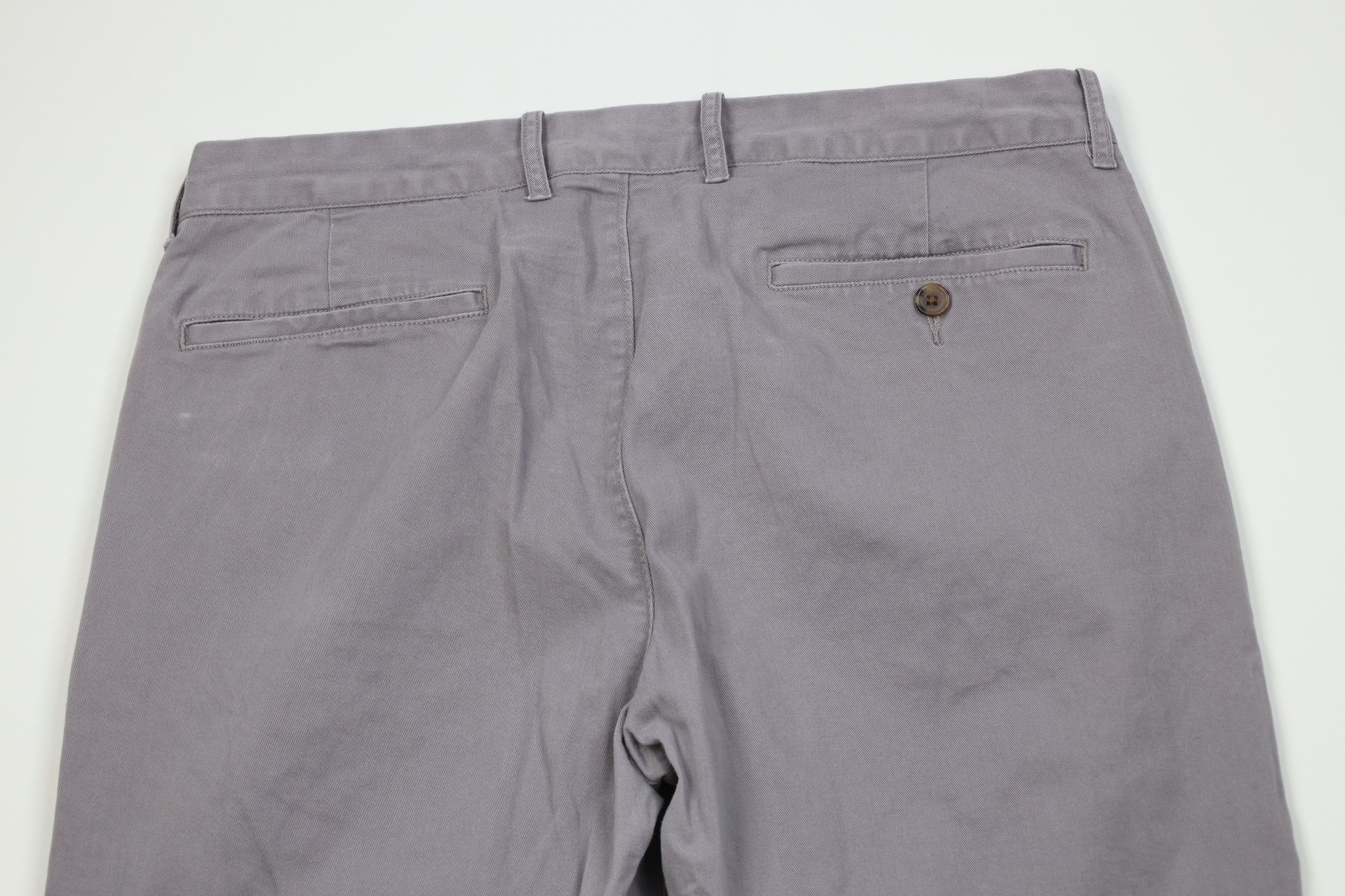 J.Crew J Crew Faded Flex Straight Leg Chino Pants Trousers Gray Size US 33 - 8 Thumbnail