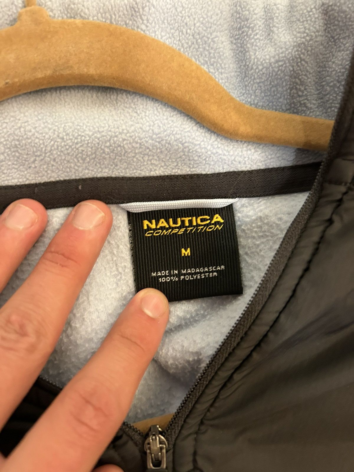 Nautica Light Blue nautica fleece quaterzip pullover Size US M / EU 48-50 / 2 - 6 Thumbnail