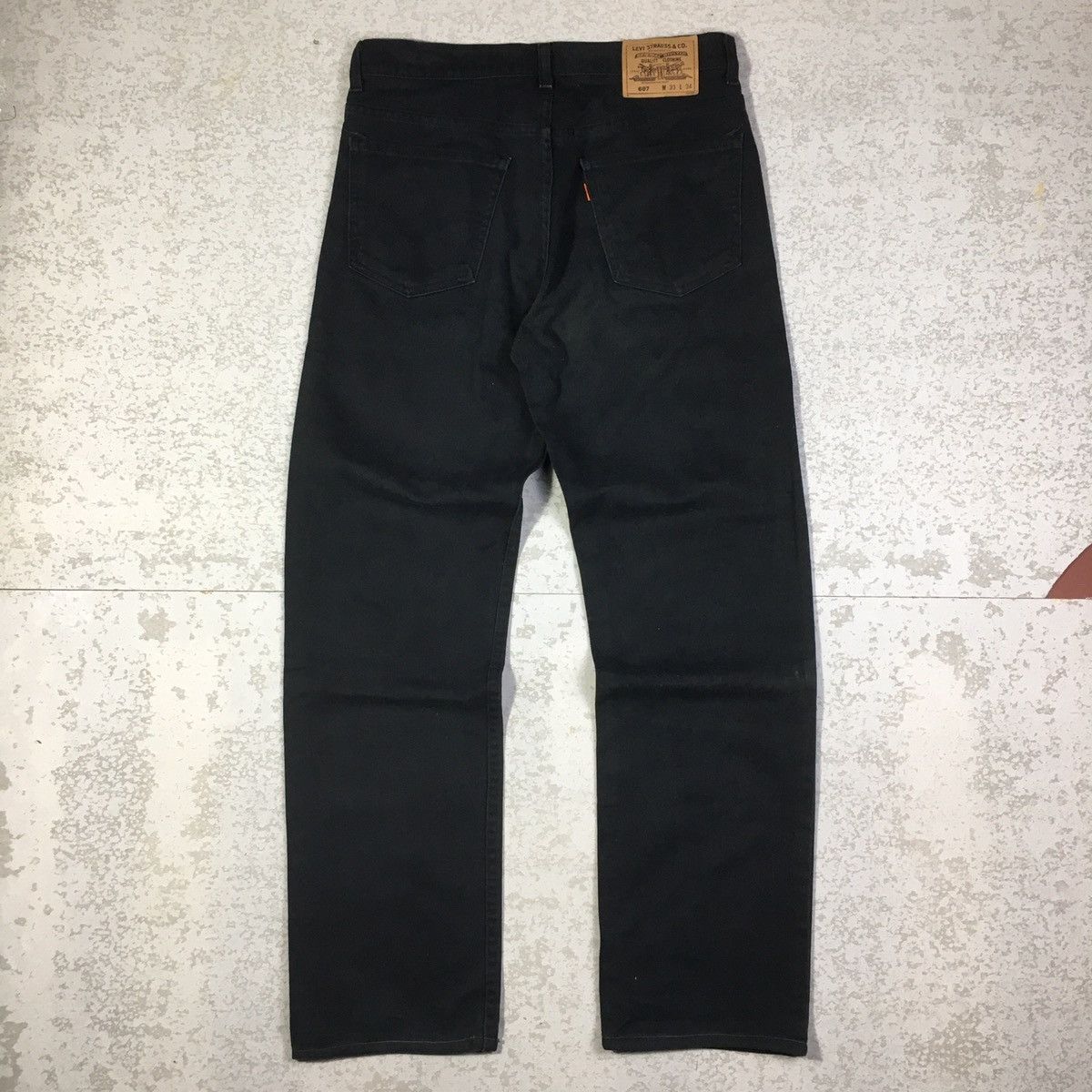 Levi's × Vintage Vintage 90s Levis 607 Orange Tab bdp0009 Size US 32 / EU 48 - 2 Thumbnail