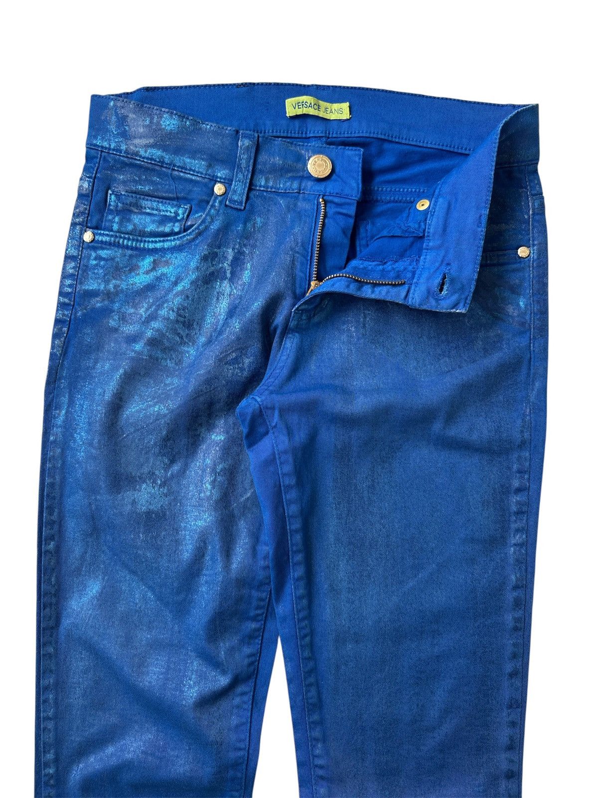 Hedi Slimane Wax Luster Skinny Denim Jeans Size US 26 / EU 42 - 2 Thumbnail