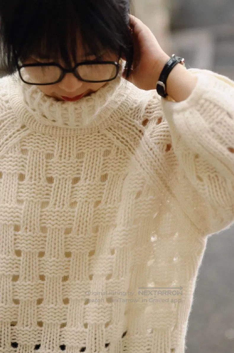 Chanel Chanel Checkerboard alpaca wool knitted sweater Size XS / US 0-2 / IT 36-38 - 9 Thumbnail