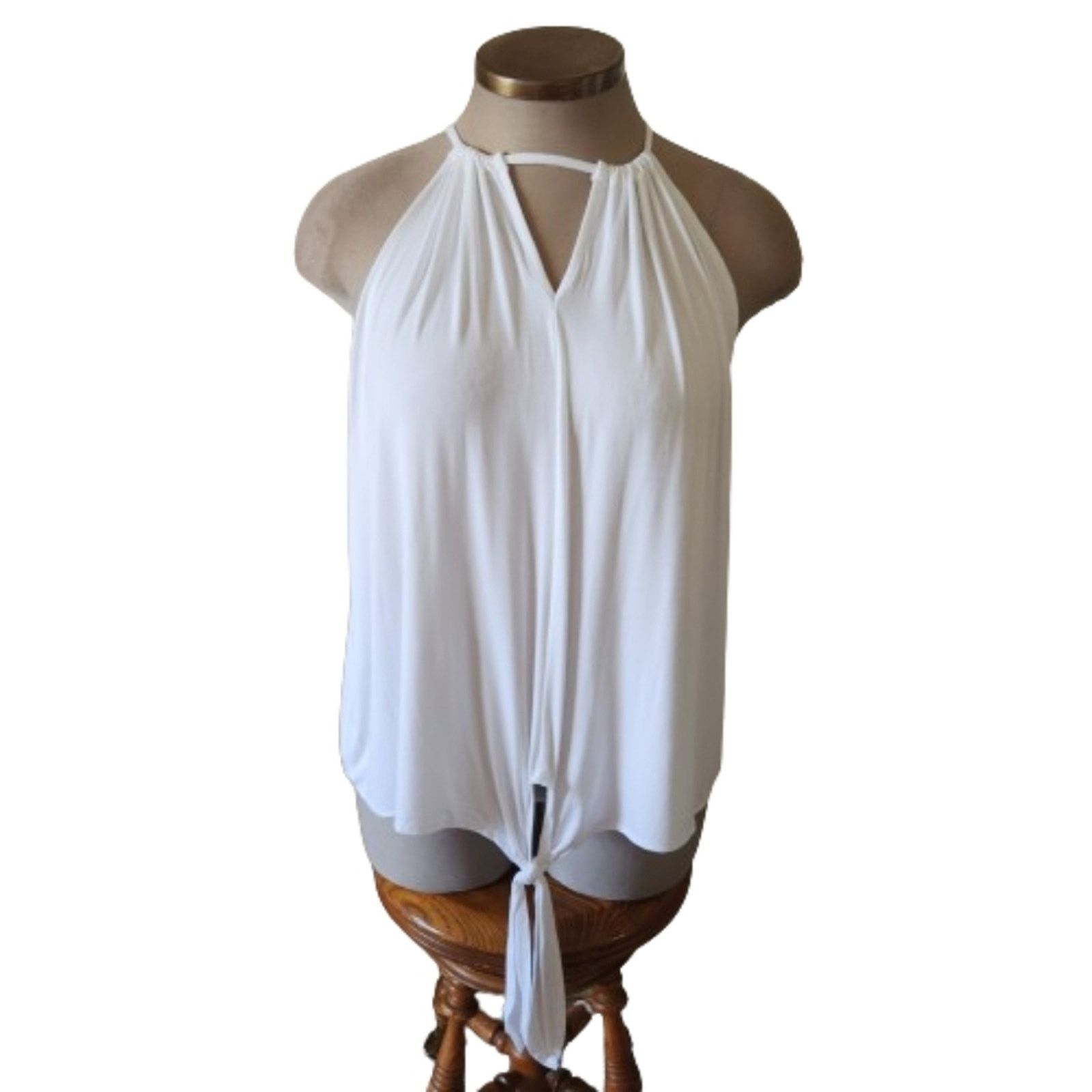 Other VENUS ☆ SEXY ☆ WHITE ☆ DRAWSTRING HALTER TOP ☆ 3x ☆ NWOT Size 3XL / US 20-22 - 2 Thumbnail