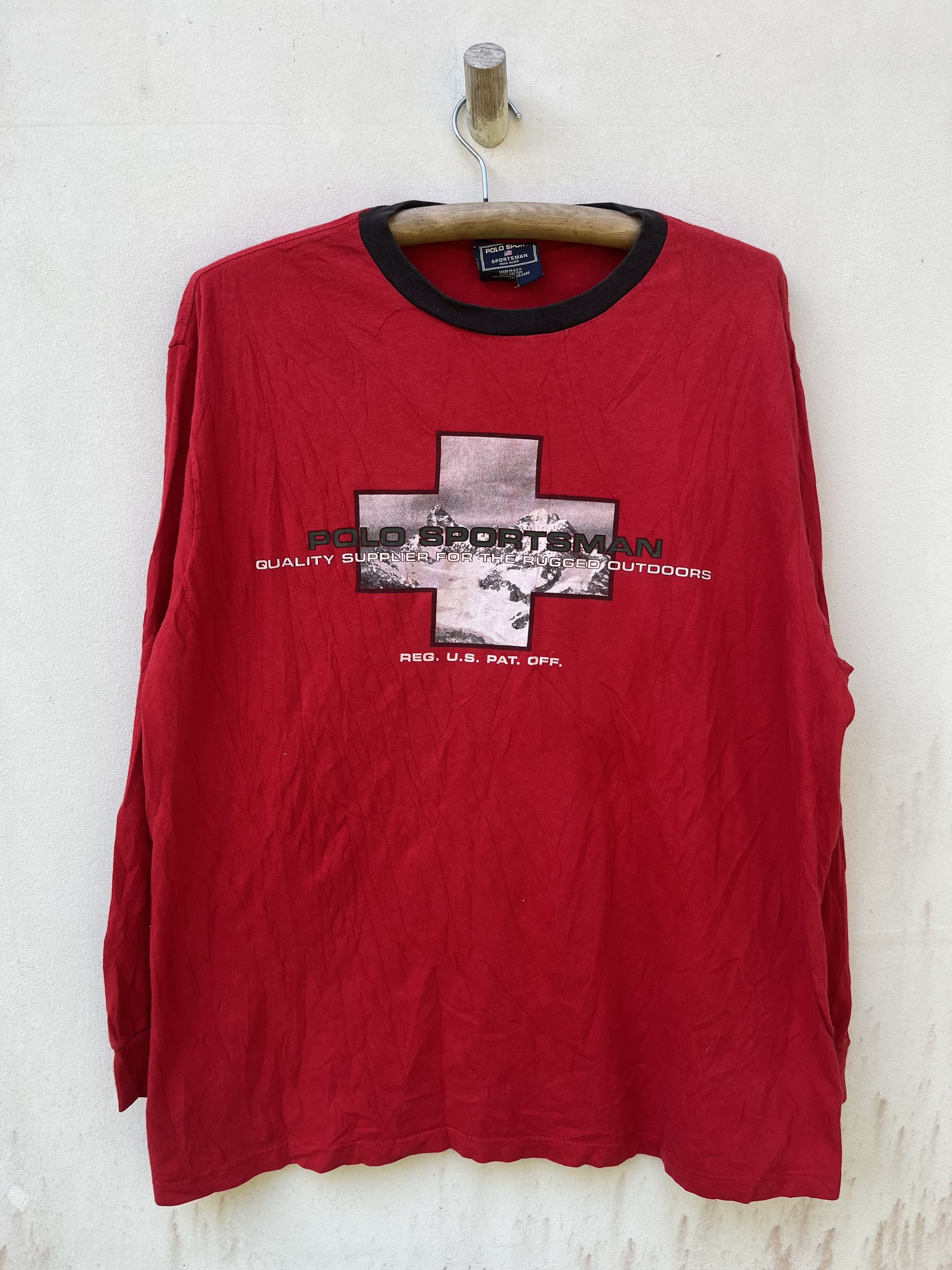 Vintage Polo Sportman Skiing Long Sleeve