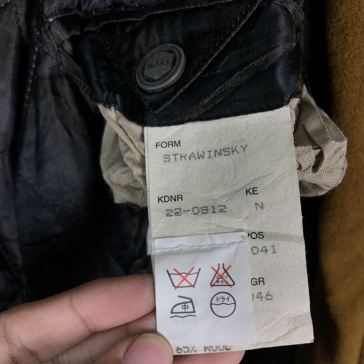 Hugo Boss 🔥VINTAGE HUGO BOSS MADE IN ITALY BIKER JACKET MULTI POCKETS Size US M / EU 48-50 / 2 - 23 Thumbnail