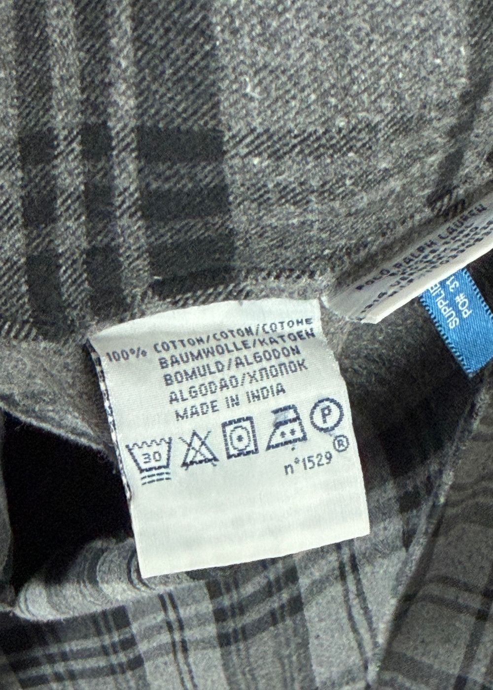VTG PRL Plaid Flannel Work Shirt Heritage Americana image 4