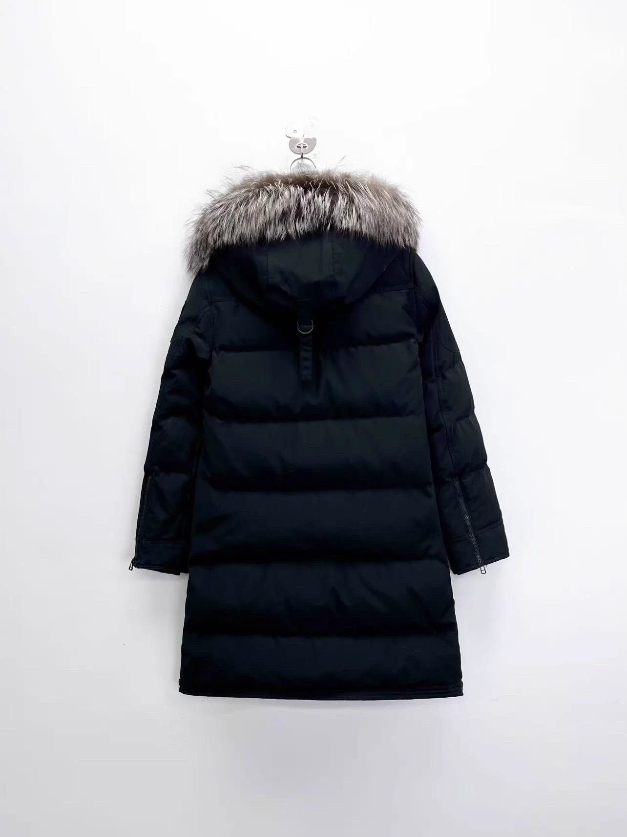 Moose Knuckles Moose Knuckles Black Scissors Logo Detachable Fur XS Size XS / US 0-2 / IT 36-38 - 2 Thumbnail