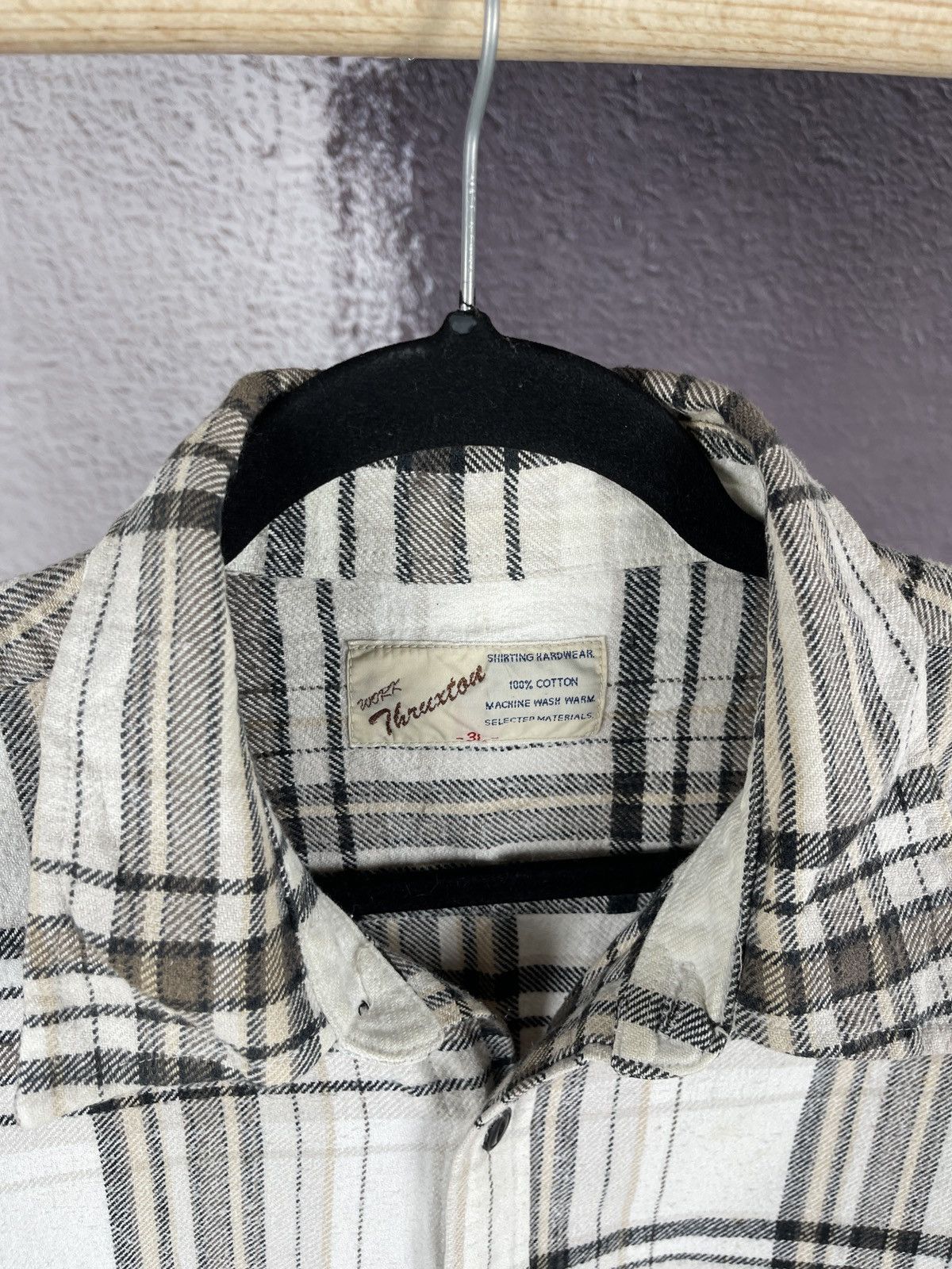 Flannel × Japanese Brand Thruxton Work checkered flannel Japanese ls shirt Size US XL / EU 56 / 4 - 10 Thumbnail