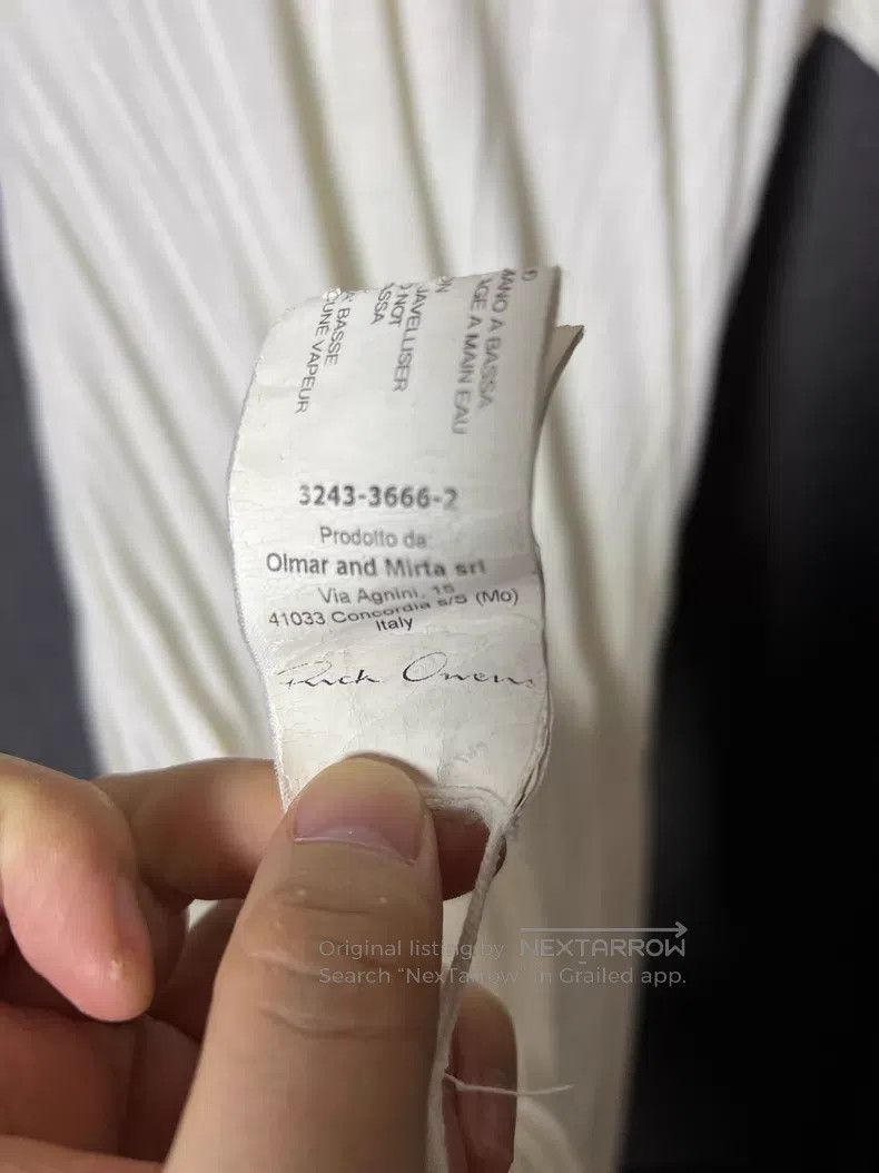 Rick Owens Rick Owens Classic Short Sleeve Undergarment Size US M / EU 48-50 / 2 - 6 Thumbnail