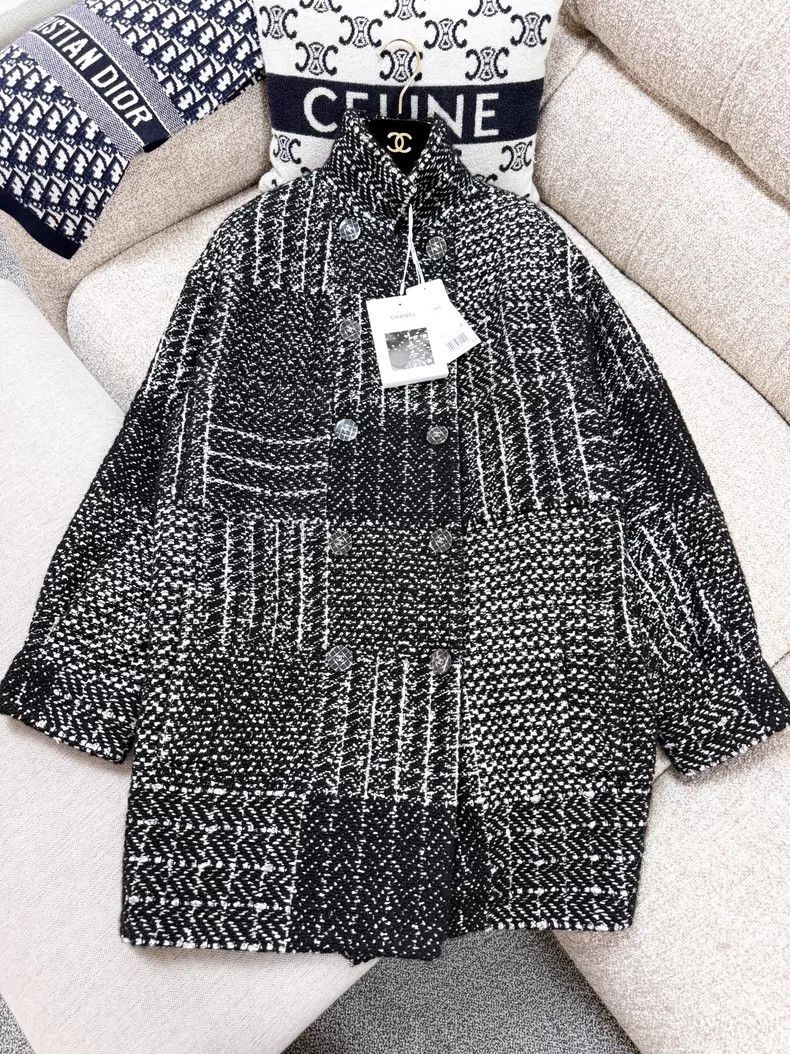 Chanel Chanel Plaid sequin stitching double-breasted long-sleeved Size XS / US 0-2 / IT 36-38 - 2 Thumbnail