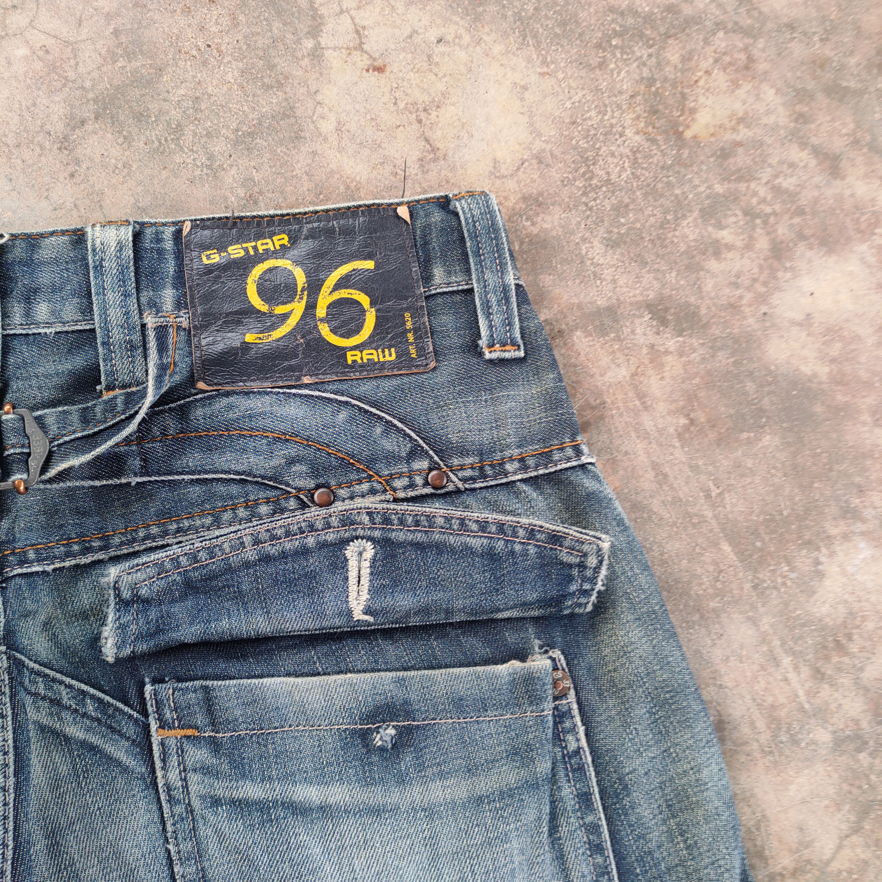 Japanese Brand JAPANESE VINTAGE DOUBLE KNEE DISTRESSED DENIM JEAN PANTS Size US 34 / EU 50 - 11 Thumbnail