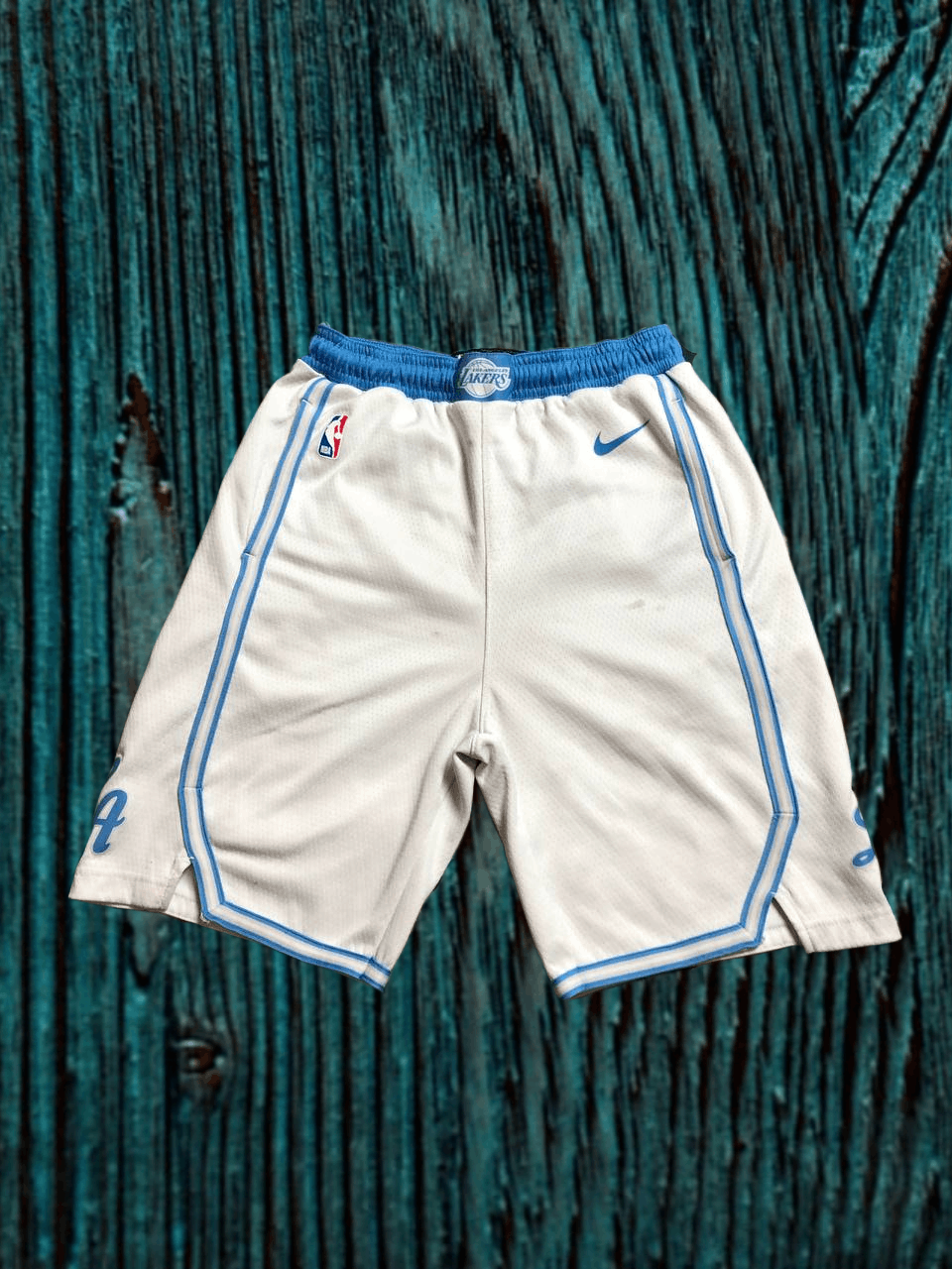 Nike Los Angeles Lakers Vintage Athletic Shorts Size Large