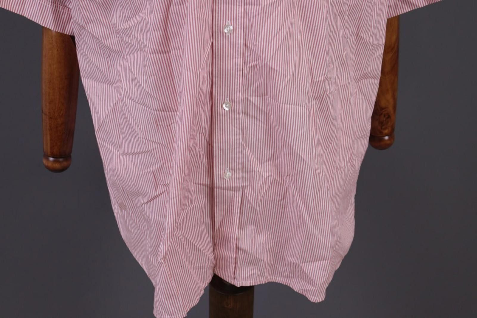 Lacoste Lacoste Regular Fit Pink Pinstripe Button Up Shirt Size 46 Size US M / EU 48-50 / 2 - 3 Thumbnail