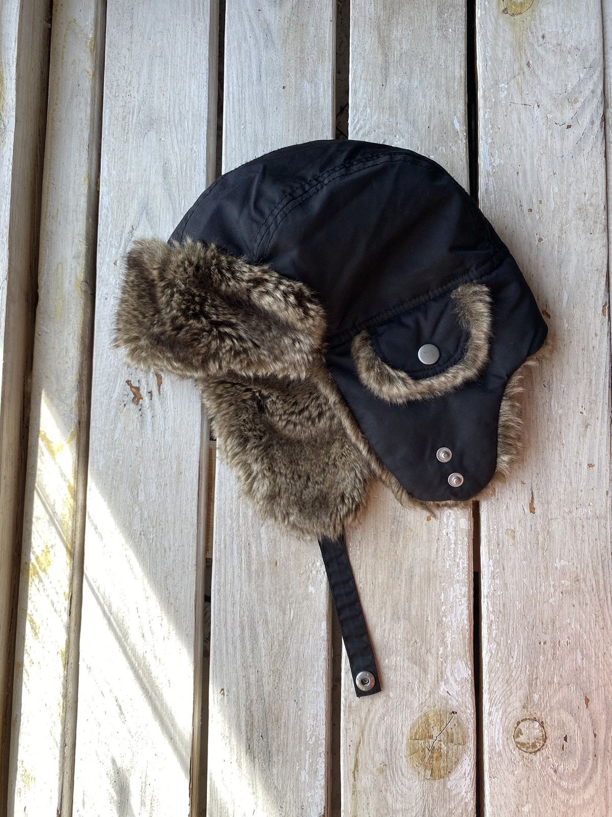 Japanese Brand × Vintage Y2K Vintage Avant Garde Hat Ushanka Fur Streetwear Style Alt Size ONE SIZE - 1 Thumbnail