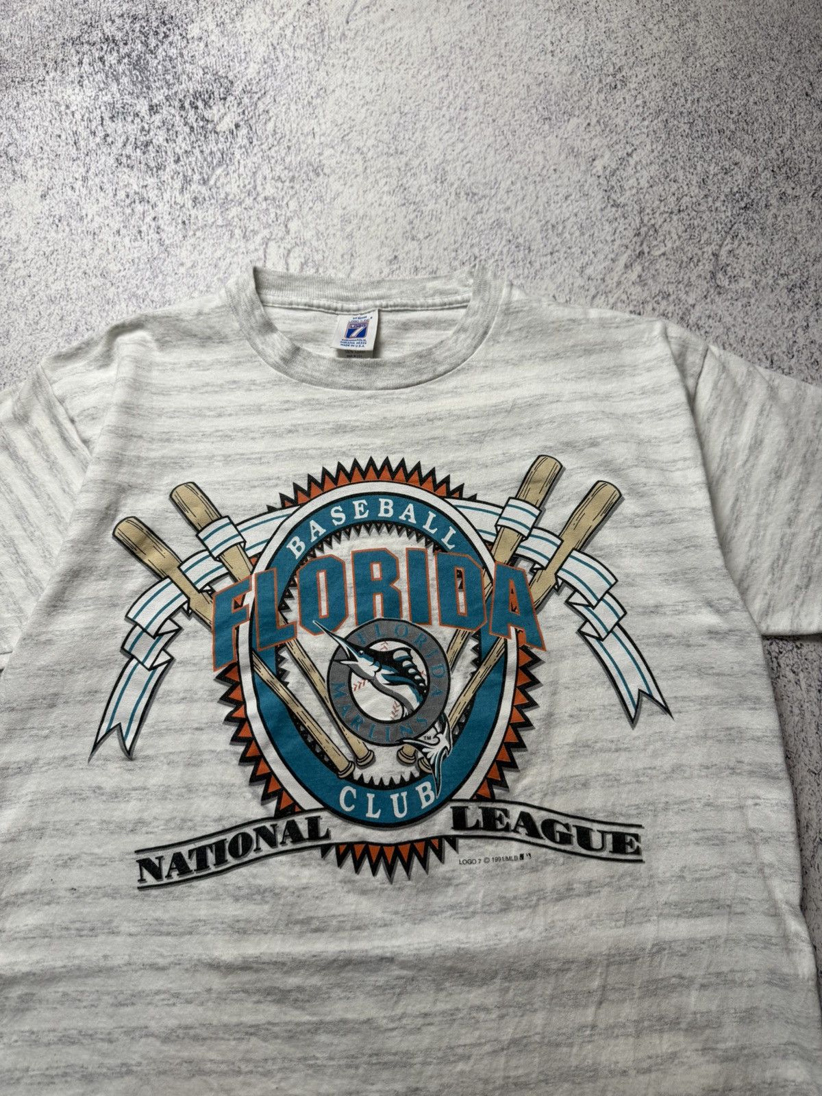 Vintage Florida Marlins Miami 90s Vtg Single Stitch Shirt Baseball Size US M / EU 48-50 / 2 - 5 Thumbnail