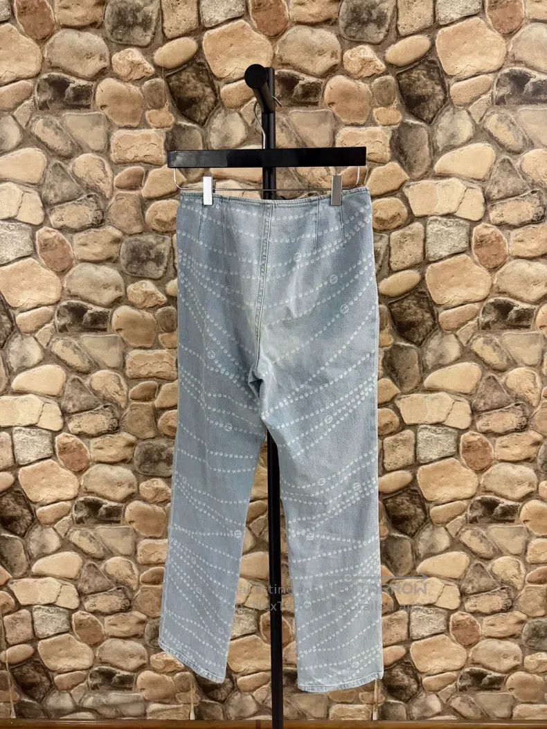 Chanel Chanel 25P new pearl chain jeans Size 25" / US 0 / IT 36 - 2 Thumbnail