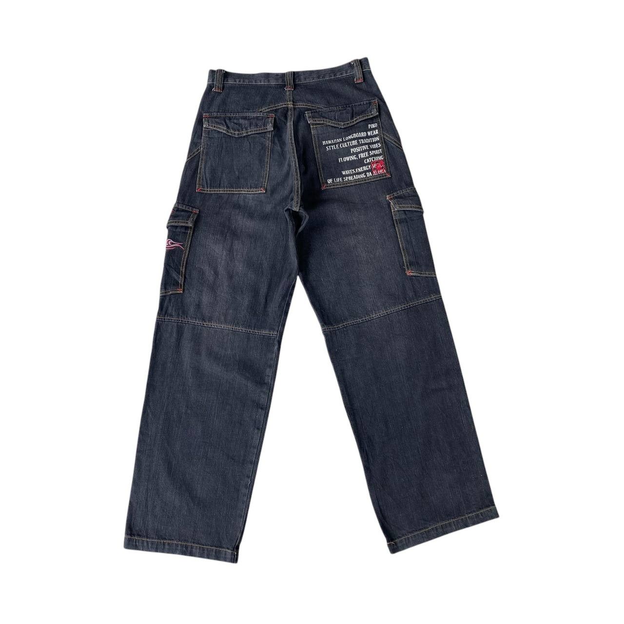 Japanese Brand BINDING OFFER🔥BAGGY Y2K PIKO LOOSE W29X30.5" JNCO STYLE Size US 29 - 11 Thumbnail