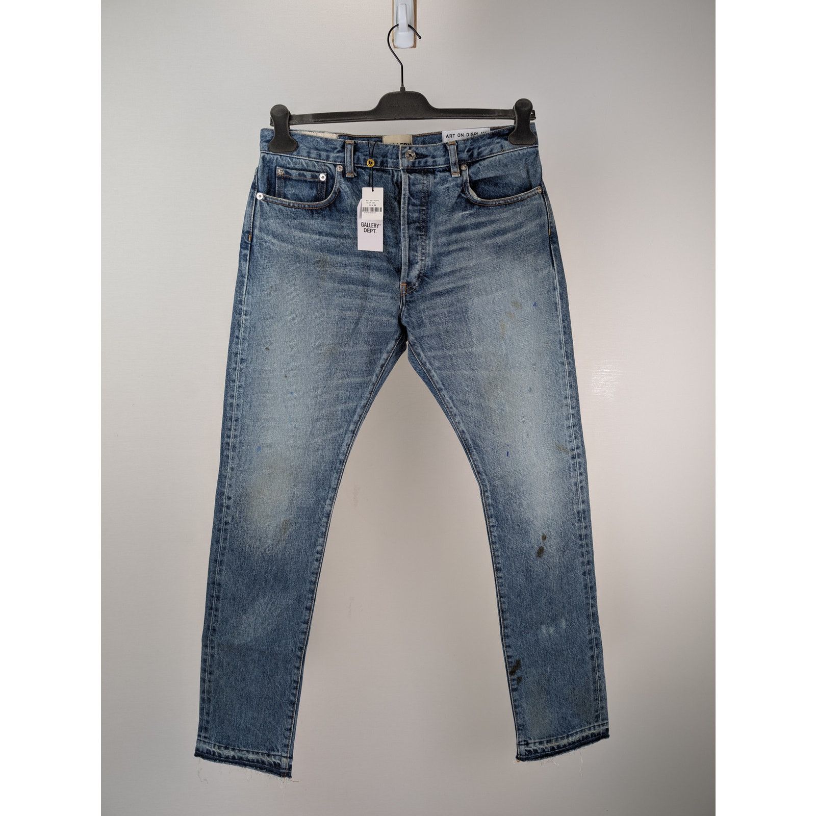 Gallery Dept. o1rshd1 Q:2 / Selvedge Denim Indigo Jean Pants in Blue 33x34 Size US 33 - 1 Thumbnail