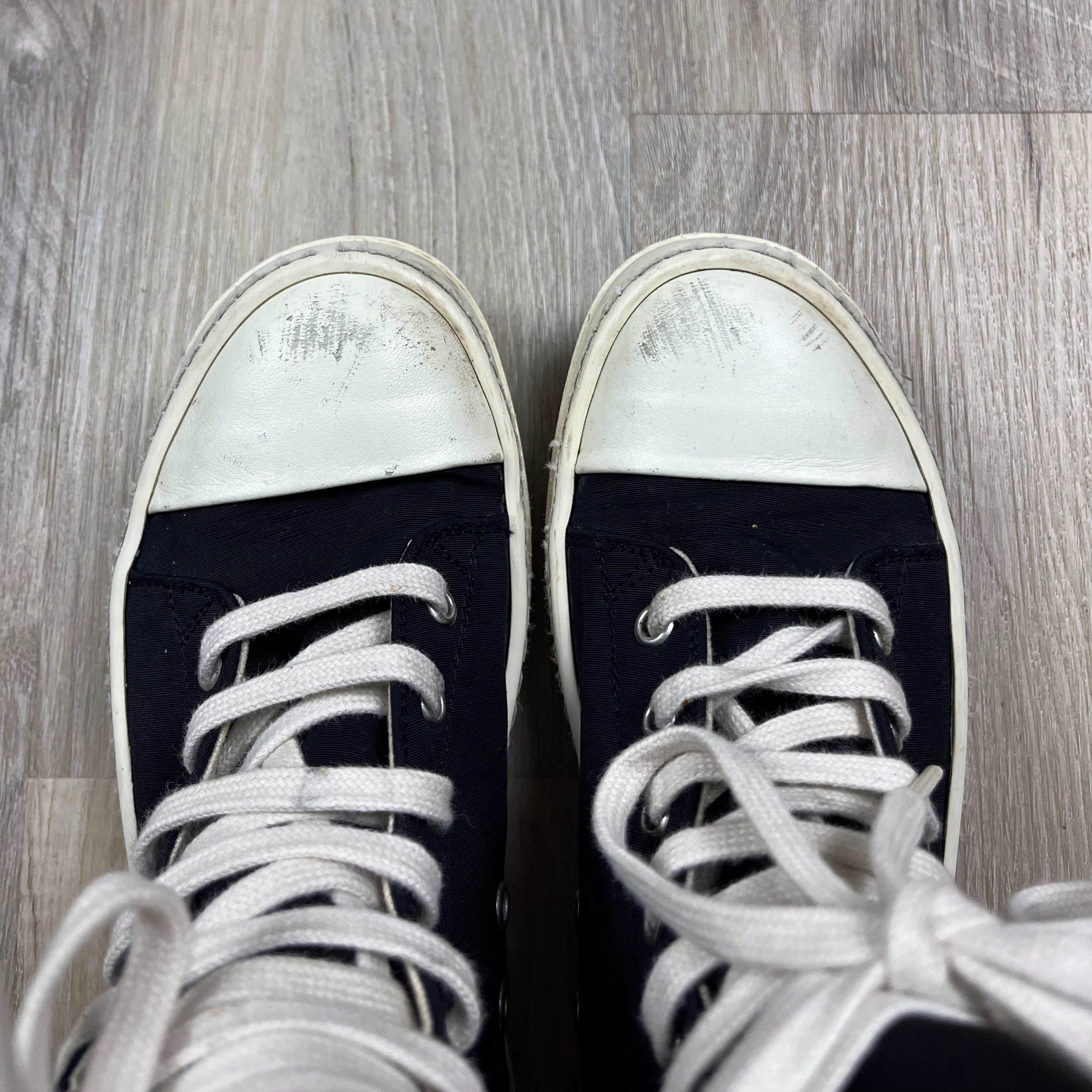 Rick Owens Drkshdw Rick Owens DRKSHDW 17SS Walrus Embroidered Ramones High 35.5 Size US 5 / IT 35 - 6 Thumbnail