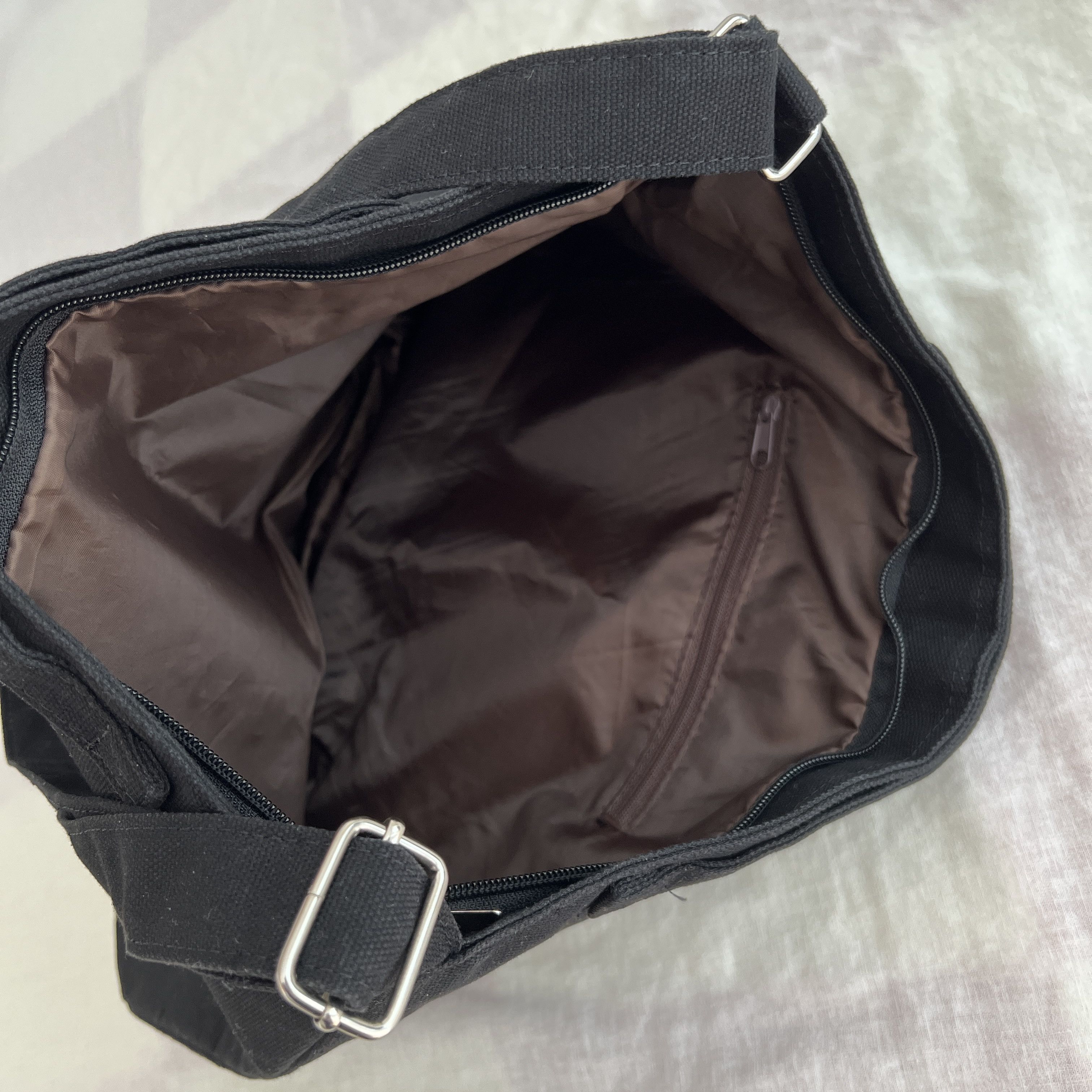 Margaret Howell Margaret Howell Black Cotton Tote Bag with Zip Size ONE SIZE - 4 Thumbnail