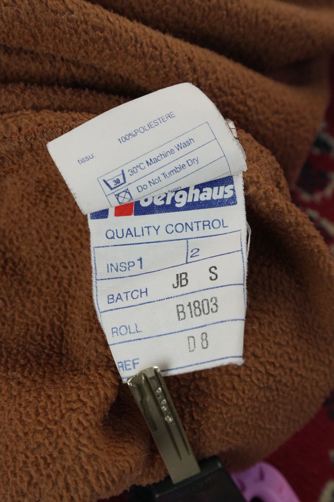 Berghaus Vintage 1990s Berghaus Corded Sweater 1/4 Zip Fleece Jacket Size US L / EU 52-54 / 3 - 10 Thumbnail