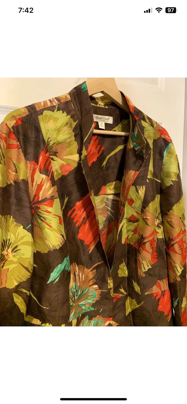 Coldwater Creek Coldwater creek womens sz 2XL jacket brown lightweight Size XXL / US 16-18 / IT 52-54 - 5 Thumbnail