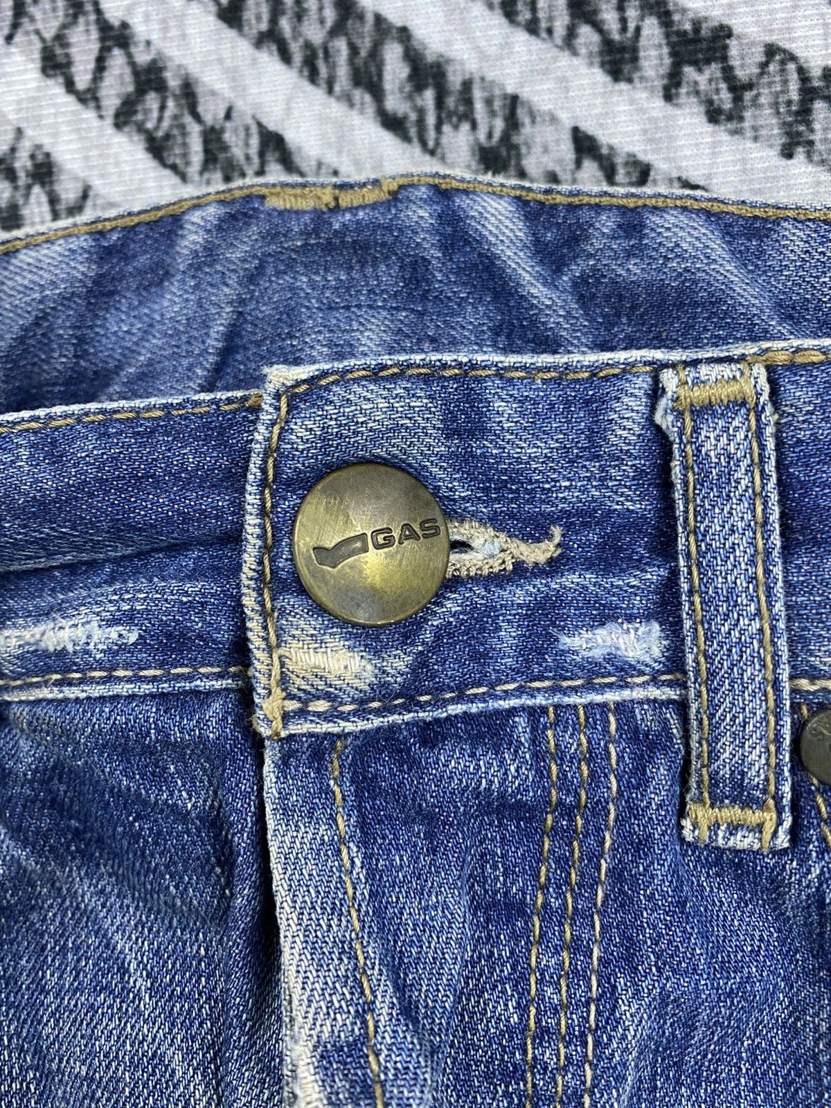 GAS Vintage GAS Denim Pants Size US 31 - 11 Thumbnail