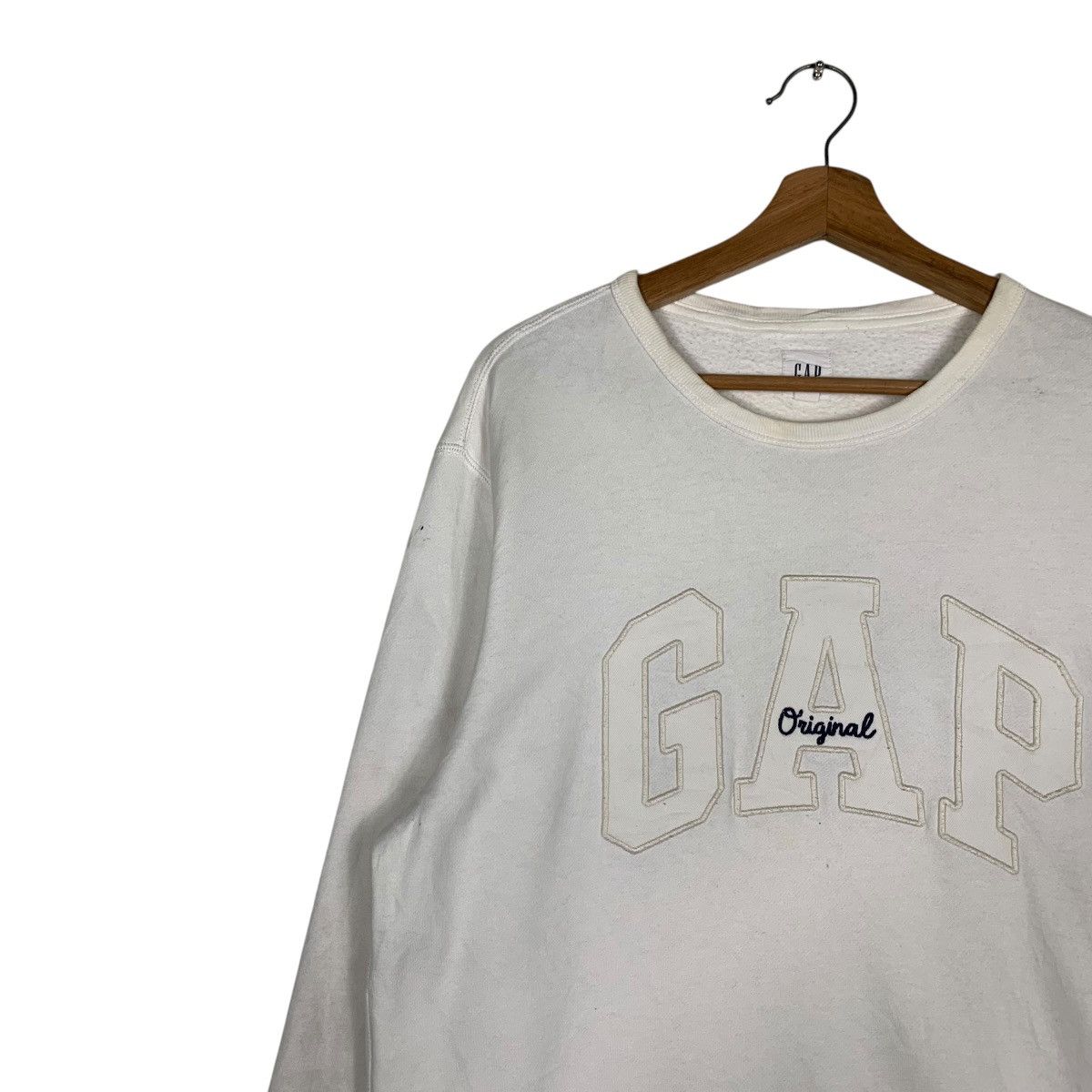 Gap GAP Spell Out Big Logo Crewneck Sweatshirt #1519-C68 Size US M / EU 48-50 / 2 - 6 Thumbnail