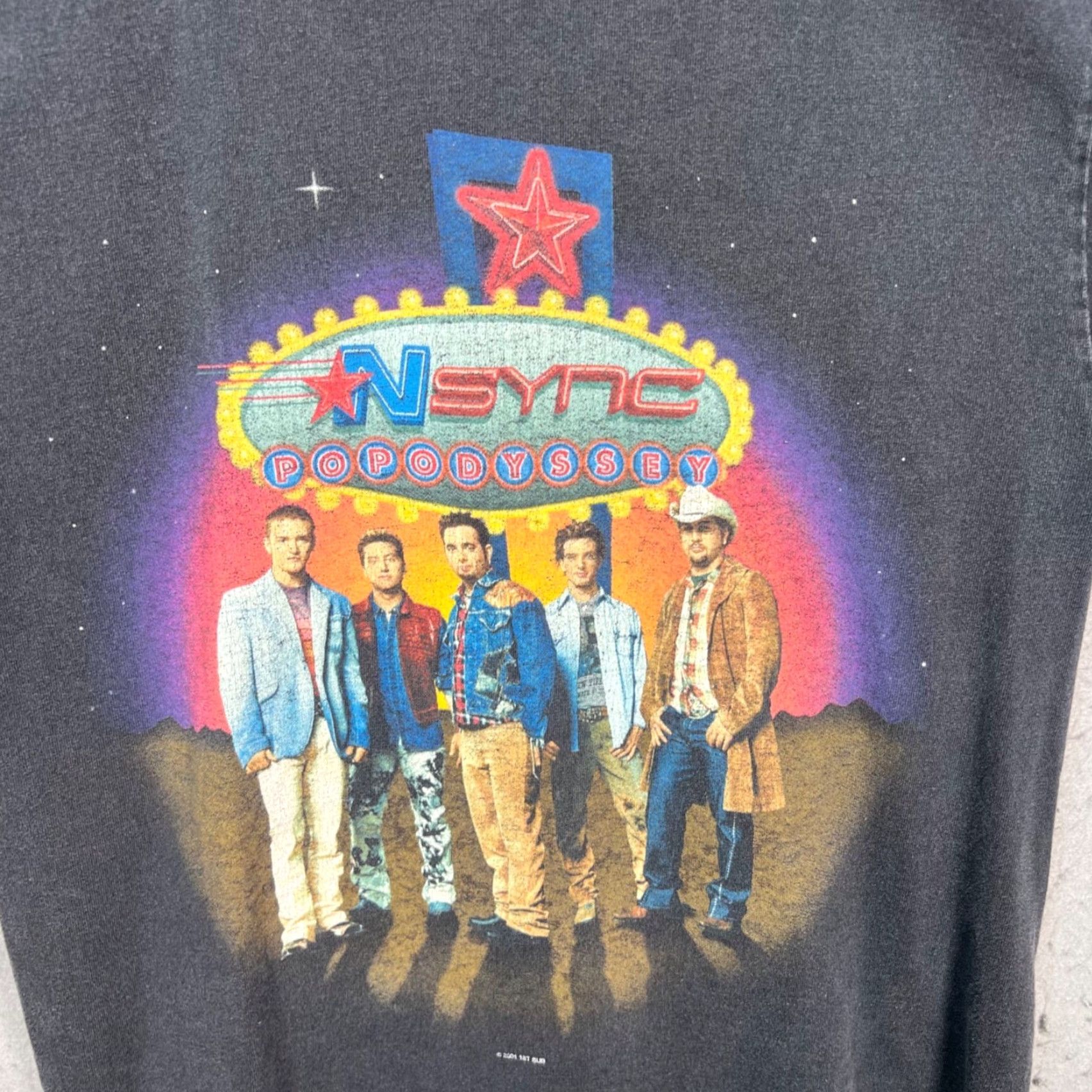 Vintage VINTAGE NSYNC PopOdyssey Tour Shirt Black Graphic T Shirt Mens Size Small Size US S / EU 44-46 / 1 - 4 Thumbnail