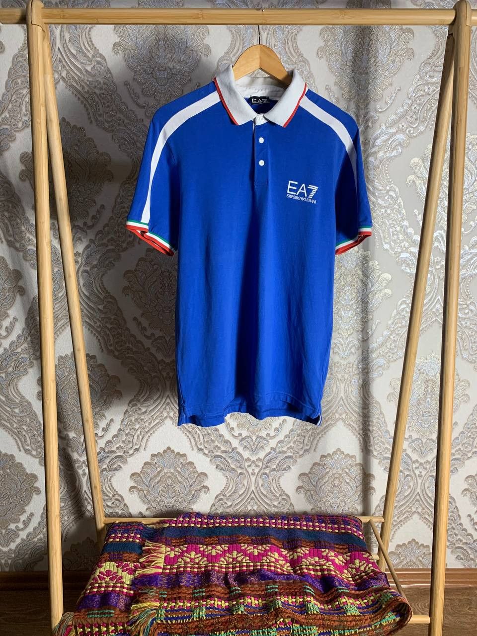 Emporio Armani Vintage Emporio Armani Italian Designer Polo Soccer Y2K 90s Size US XXL / EU 58 / 5 - 1 Thumbnail