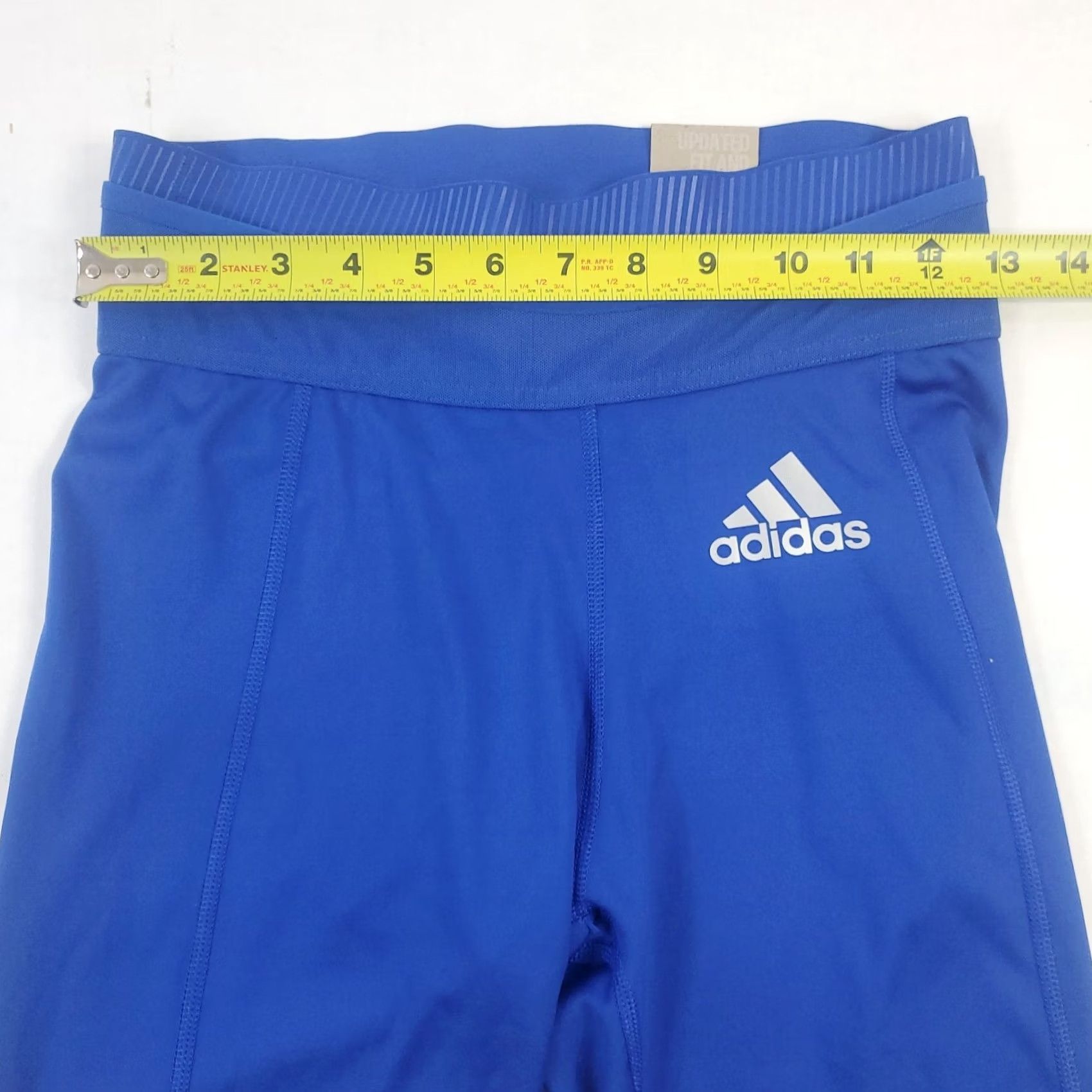 Adidas Adidas Primegreen Aeroready Techfit Mid Rise Volleyball Short S Blue Women Athletic Shorts Size 32" / US 10 / IT 46 - 4 Thumbnail