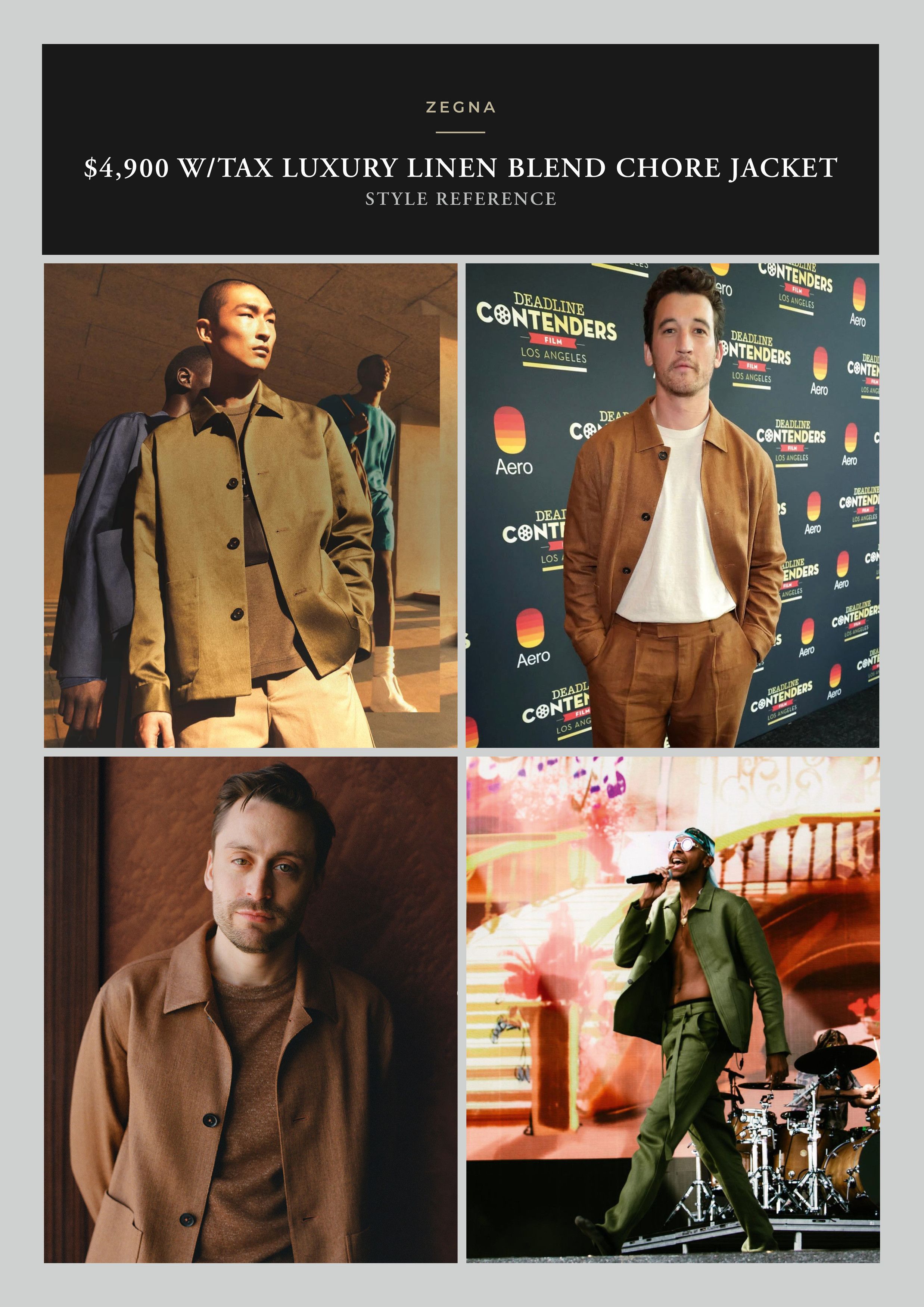 Ermenegildo Zegna Best Dressed $4,900 w/tax Rare ZEGNA Elevated Chore Jacket Size US L / EU 52-54 / 3 - 8 Thumbnail